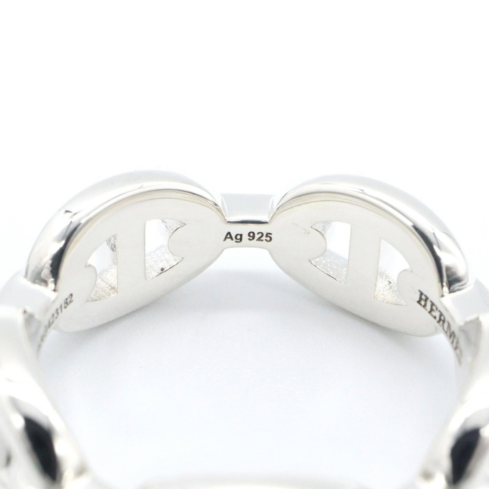 Silver Ring Band Hermes 925 - 5