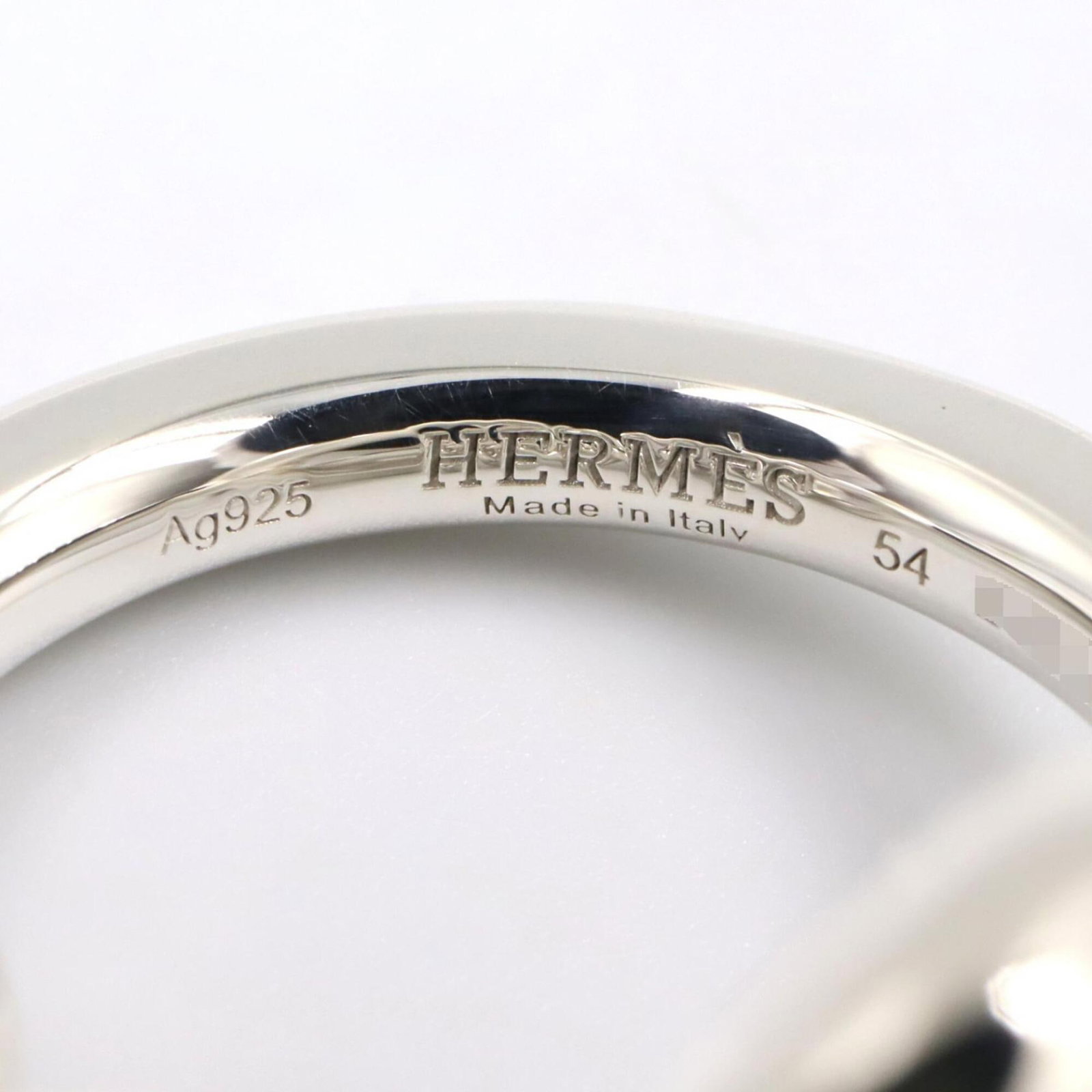 Silver Ring Band Hermes 925 - 4