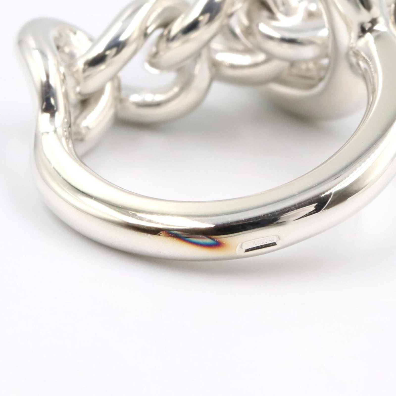 Silver Ring Band Hermes 925 - 5