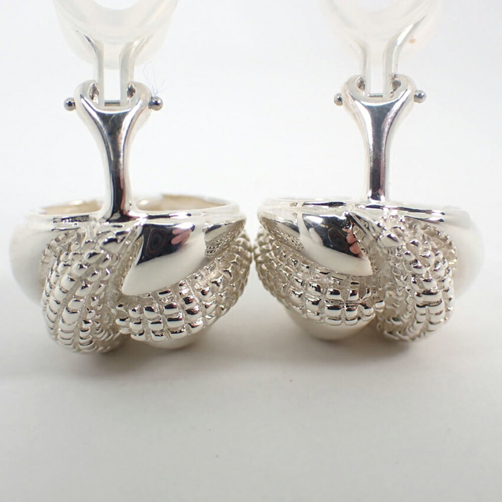 Sterling Silver Clip Earrings Tiffany - 10