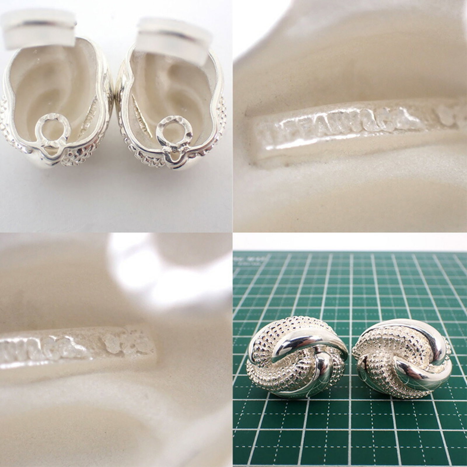 Sterling Silver Clip Earrings Tiffany - 11