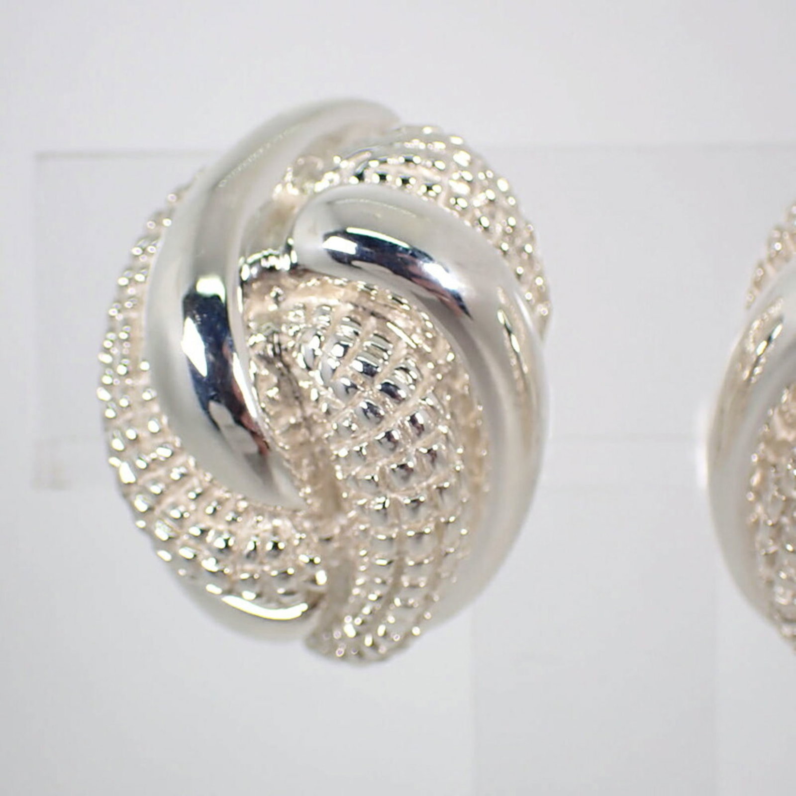 Sterling Silver Clip Earrings Tiffany - 3