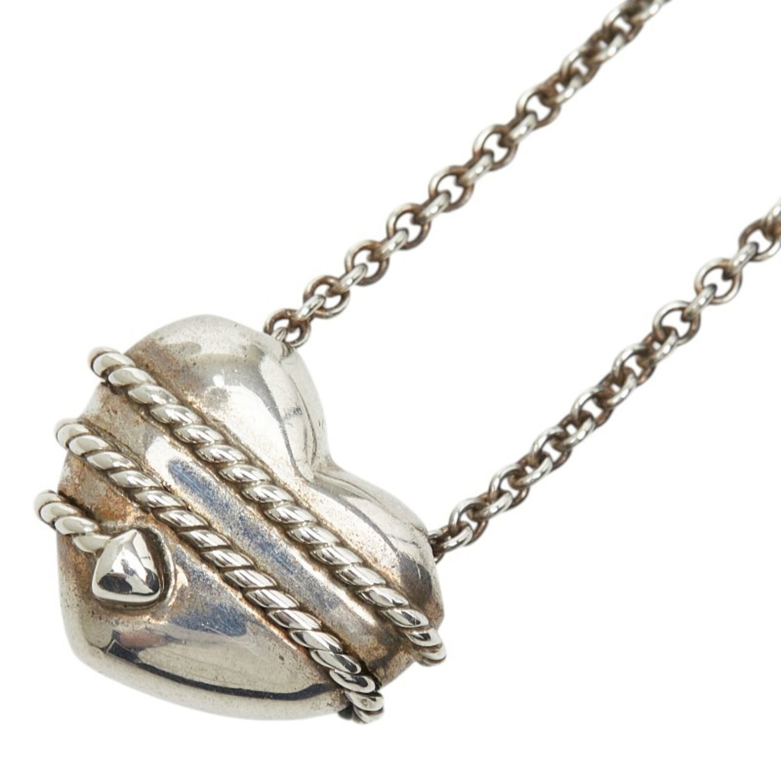 Tiffany Women's Heart Necklace Sv925 Silver Arrow: Tiffany Women's Heart Necklace Sv925 Silver Arrow Silver 925 Tiffany Women's Heart Necklace with Arrow Pendant, featuring a 12.1mm x 15.7mm heart-shaped pendant suspended from a chain designed for