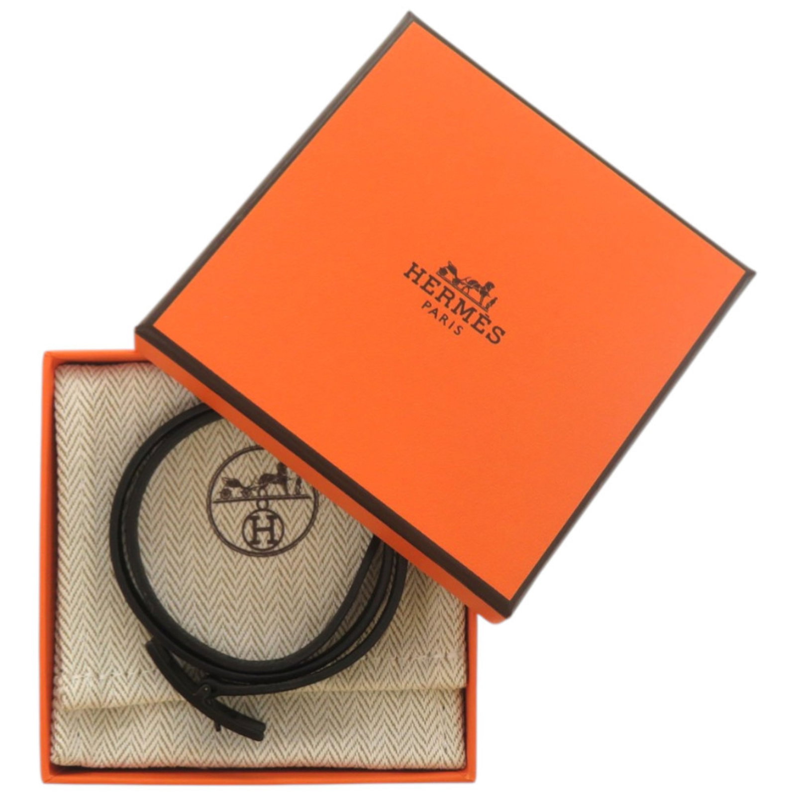 Hermes Leather Charm Bracelet - 2