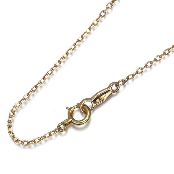 Yellow Gold 585 14K Mikimoto Cable Necklace 44cm: Yellow Gold 585 14K Mikimoto Cable Necklace 44cm Yellow gold 585 14K Mikimoto cable necklace with a sleek 44cm chain and delicate 1.2mm width, perfect for adding a touch of elegance to your everyday