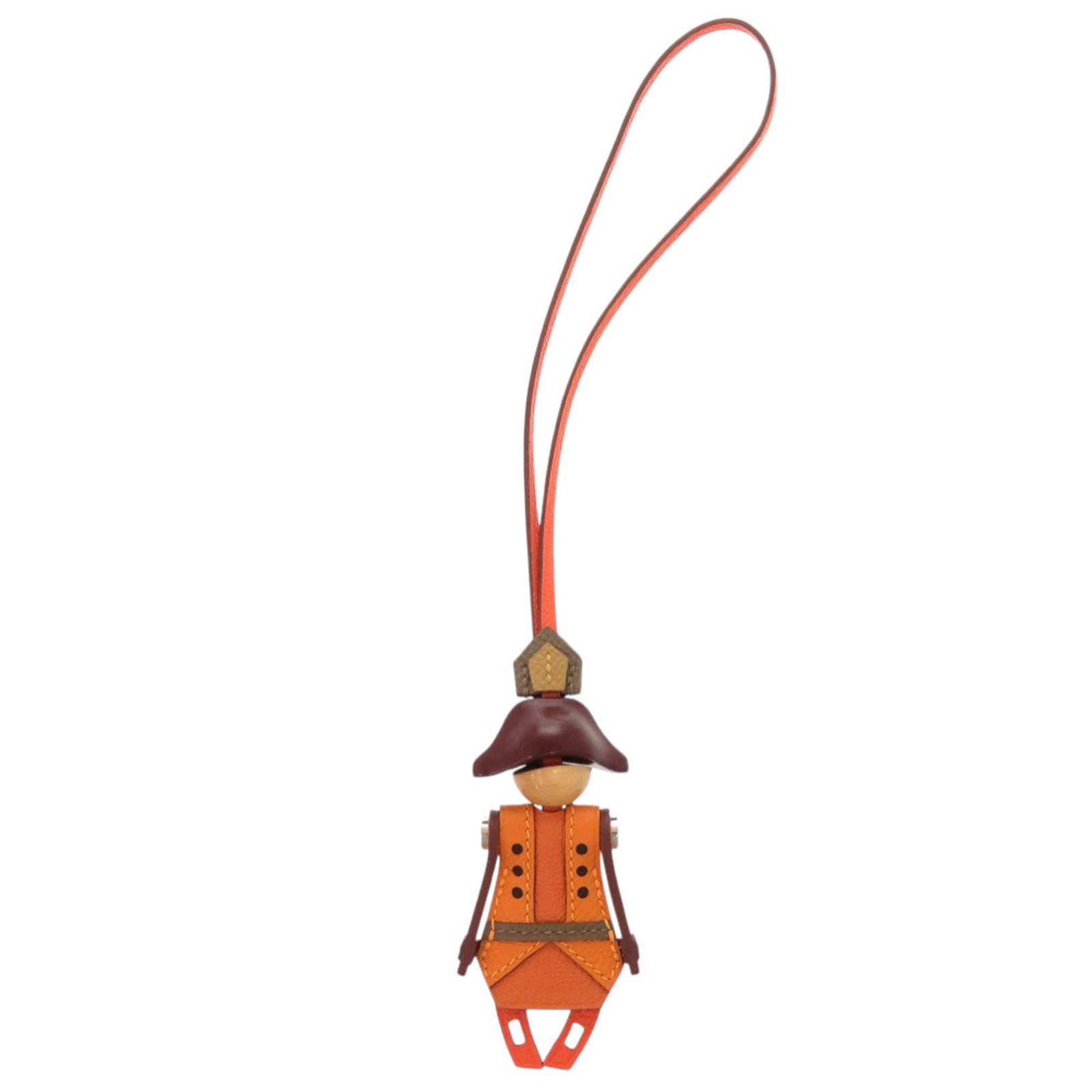 Chevre Leather Epsom Leather Hermes Handbag Charm: Chevre Leather Epsom Leather Hermes Handbag Charm Chevre Leather Epsom Leather Hermes Handbag Charm bears a signature. Made from Chevre myzore leather and Epsom leather, this charm features an Etoupe 