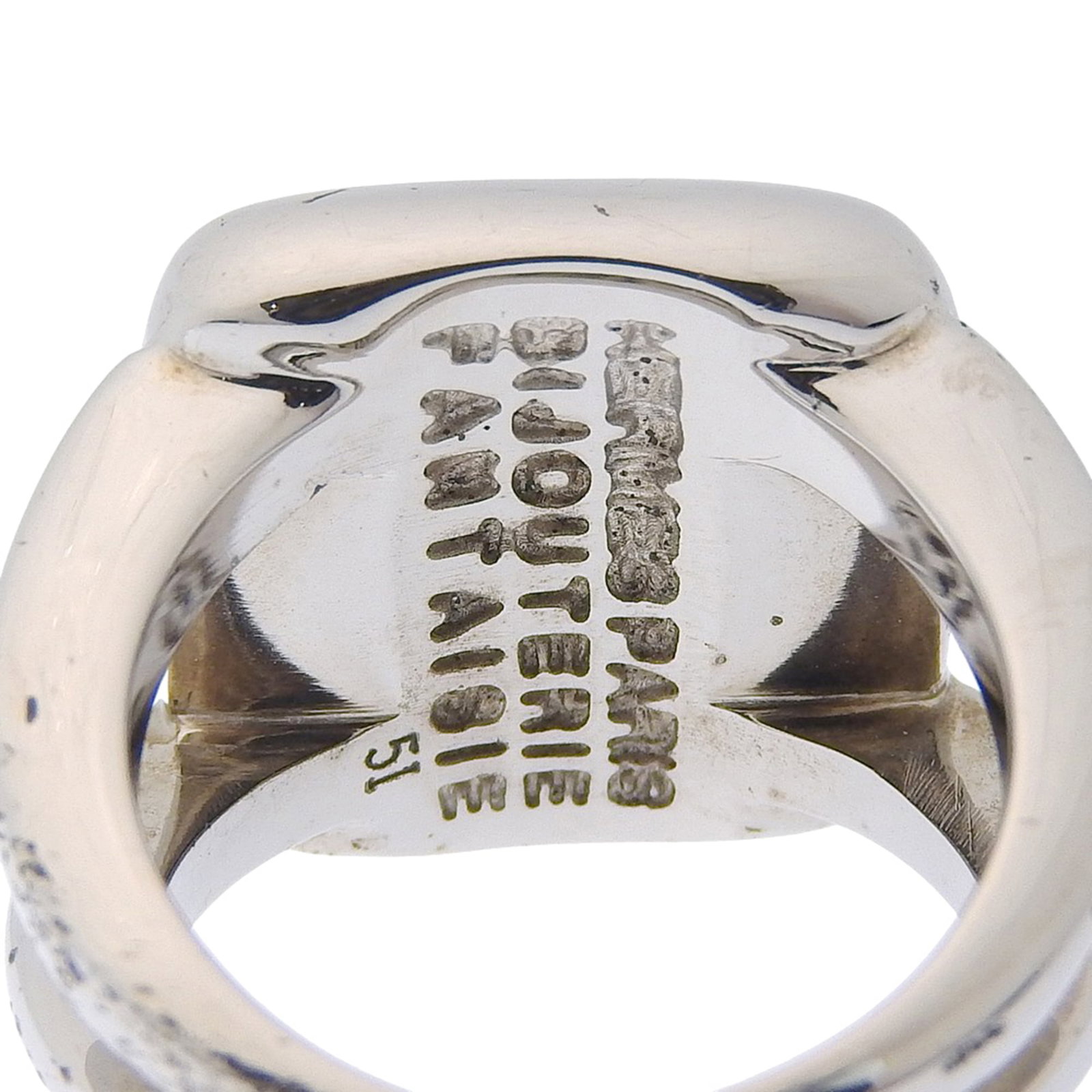 Silver Ring Band Hermes 925 - 5