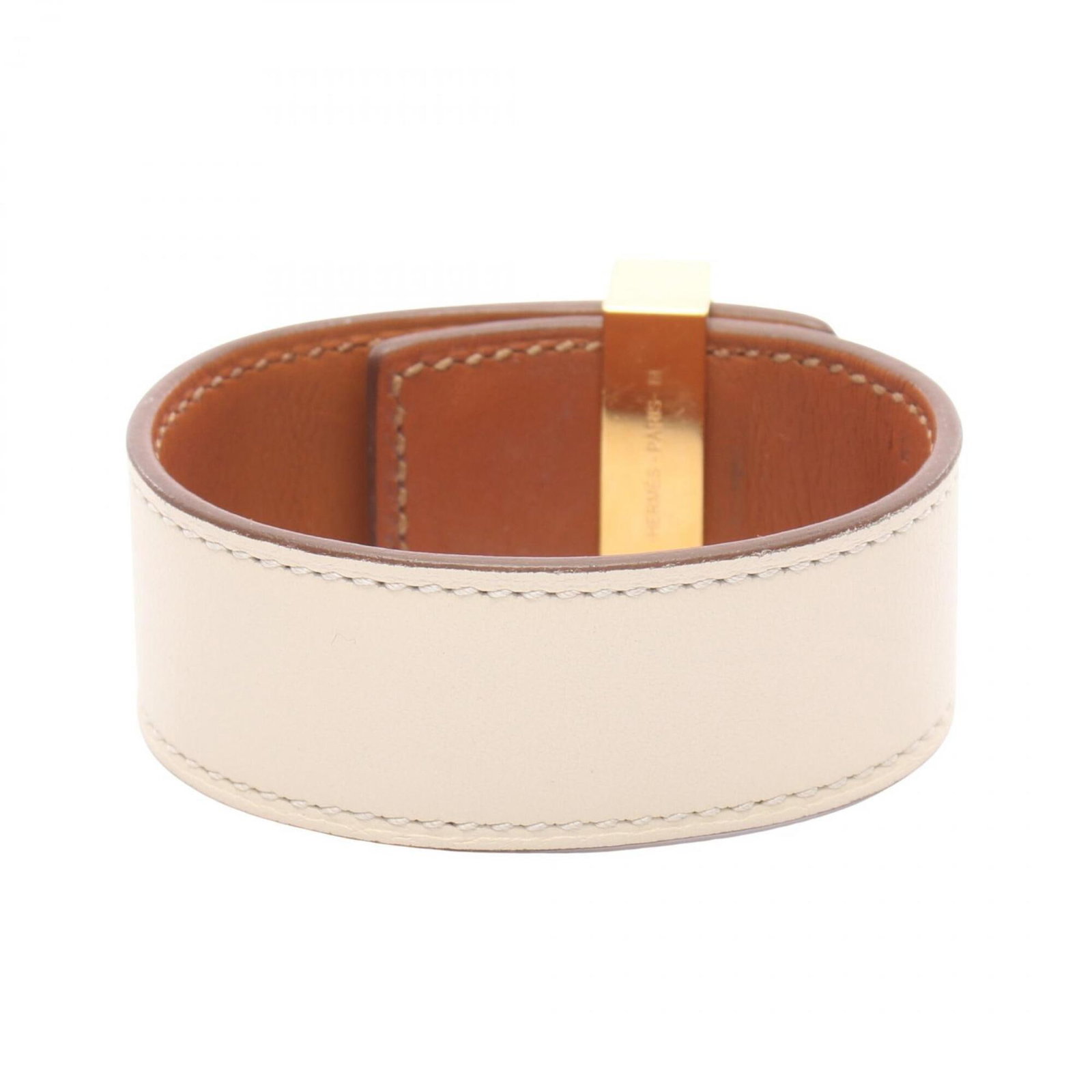 Hermes Bangle Gold Plating Leather - 2