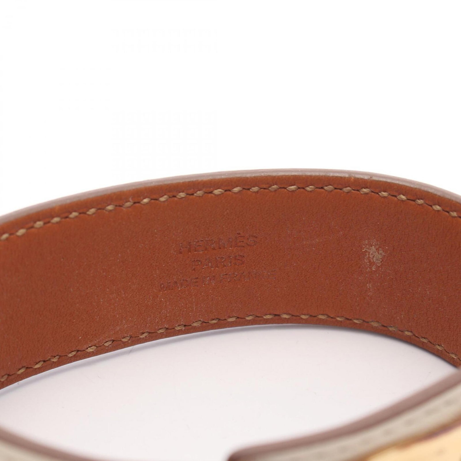 Hermes Bangle Gold Plating Leather - 4
