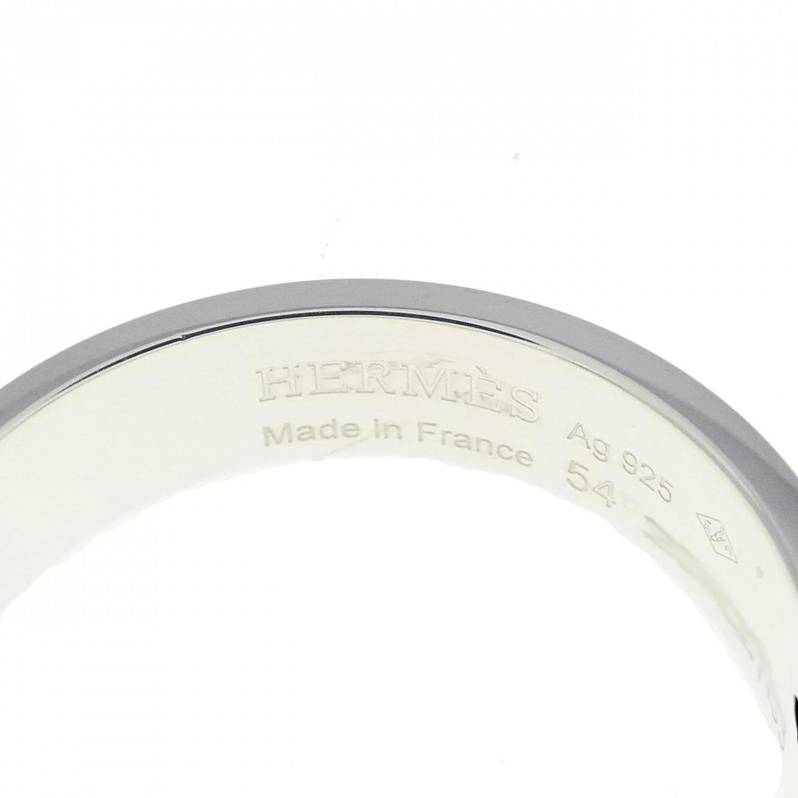 Silver Ring Band Hermes 925 - 4