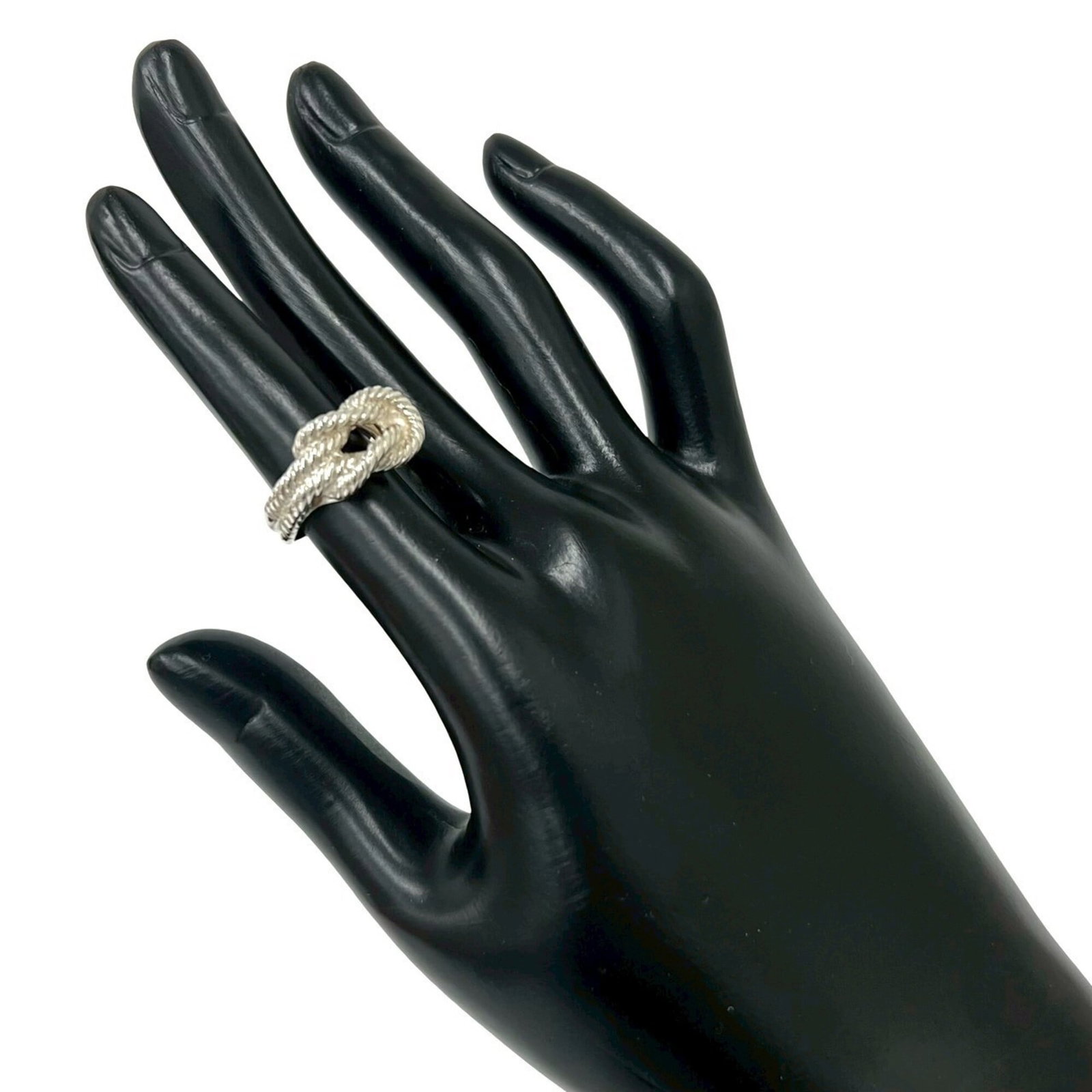 Silver Ring Band Hermes 925 - 2