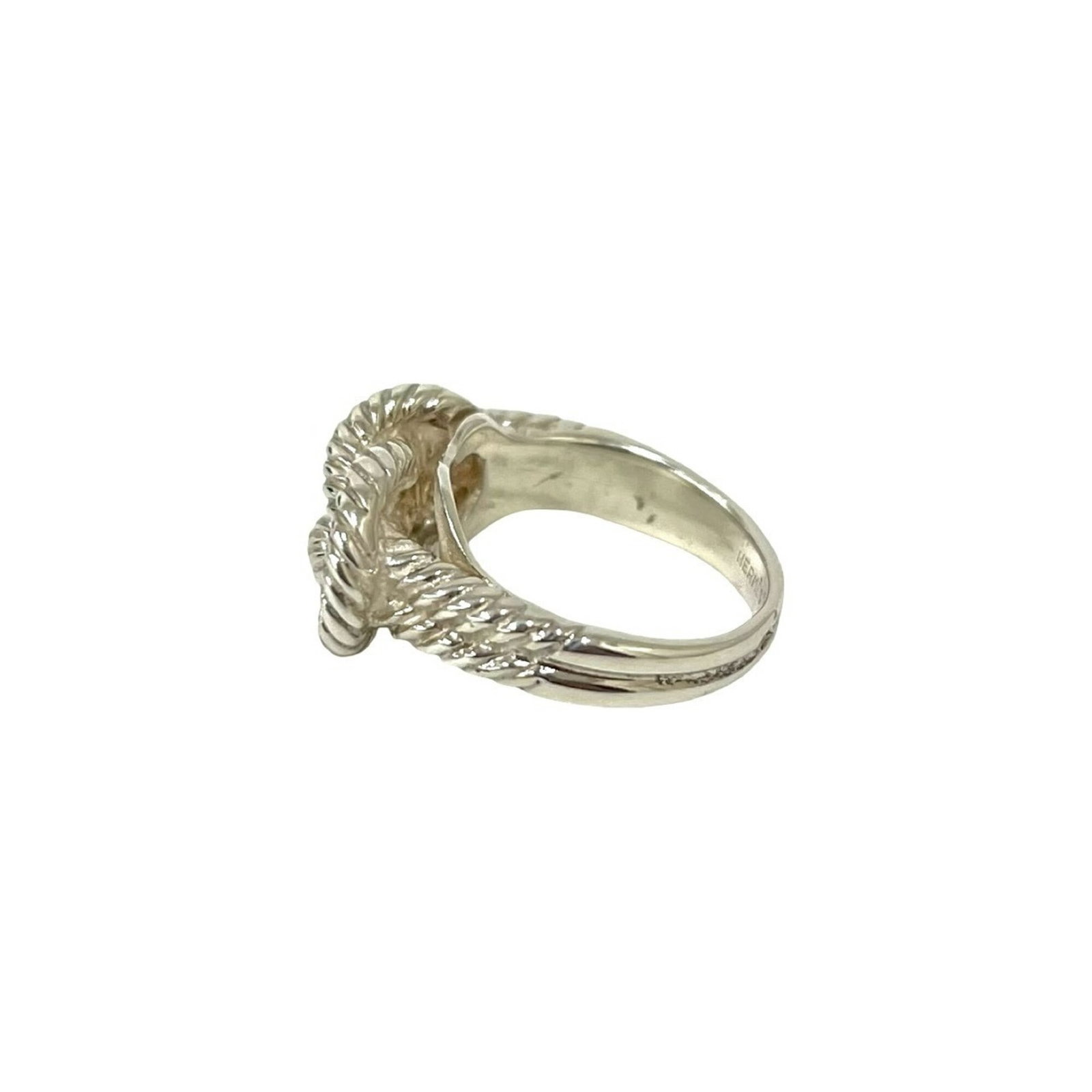 Silver Ring Band Hermes 925 - 4