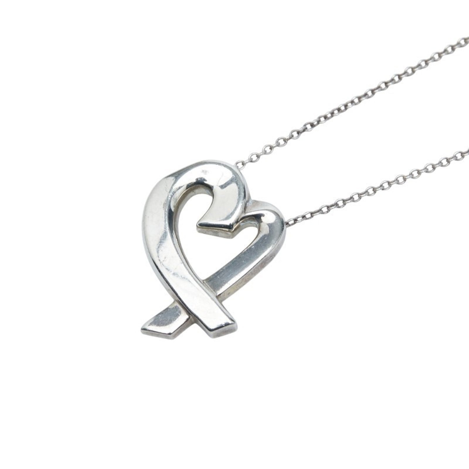 Tiffany & Co. Loving Heart Necklace Sv925 Silver Women'S. Tiffany (1 of 8)