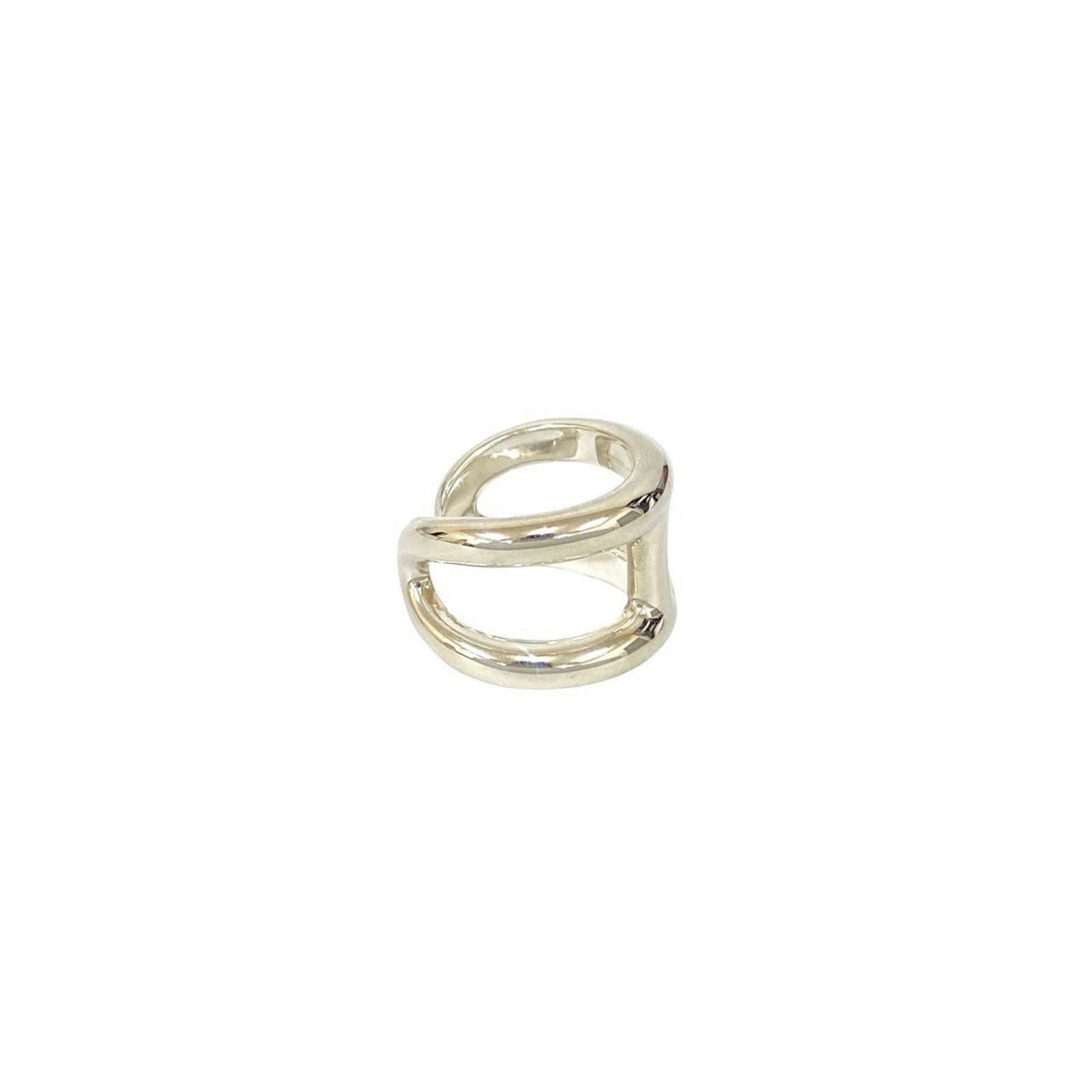 Silver Ring Band Hermes 925 - 3