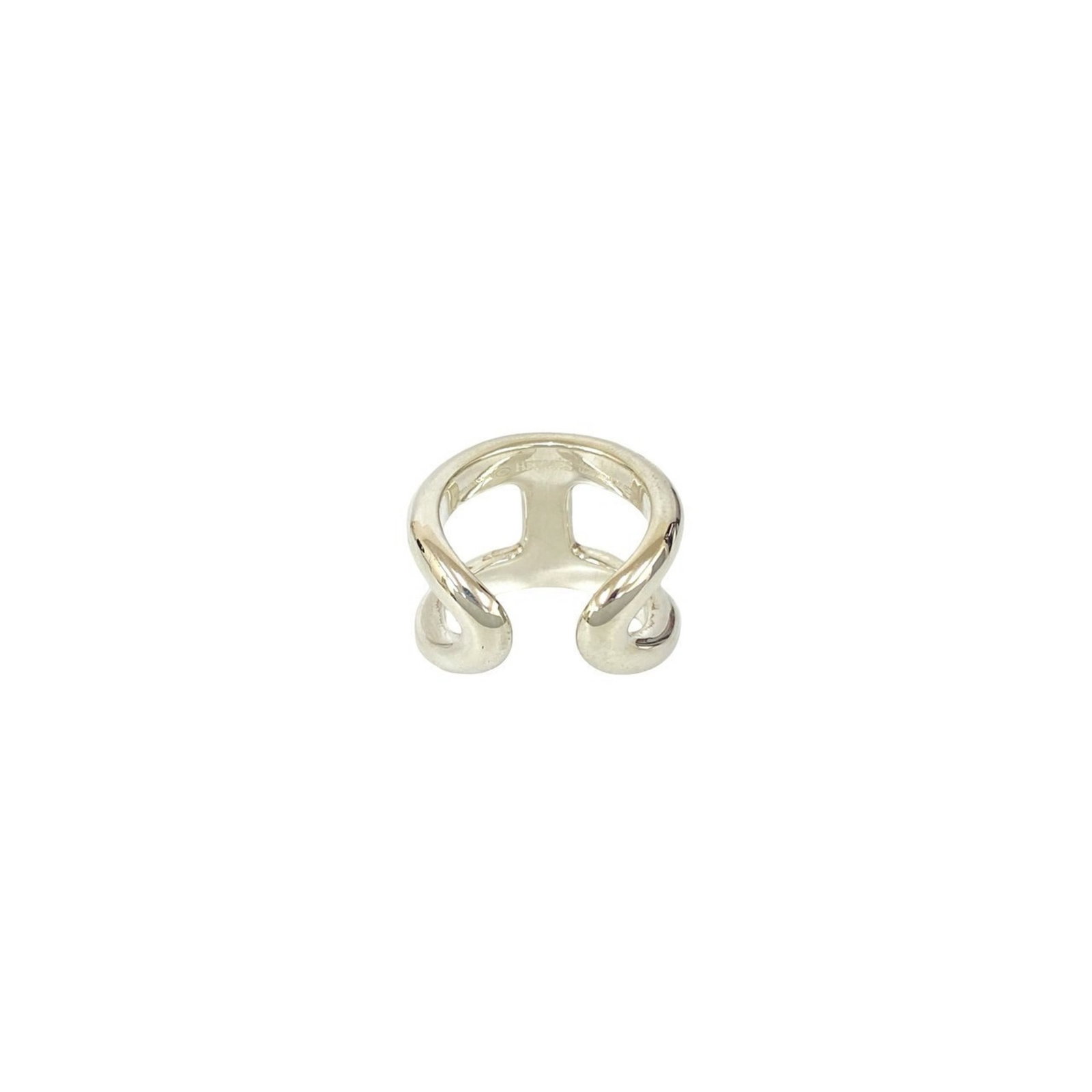 Silver Ring Band Hermes 925 - 6