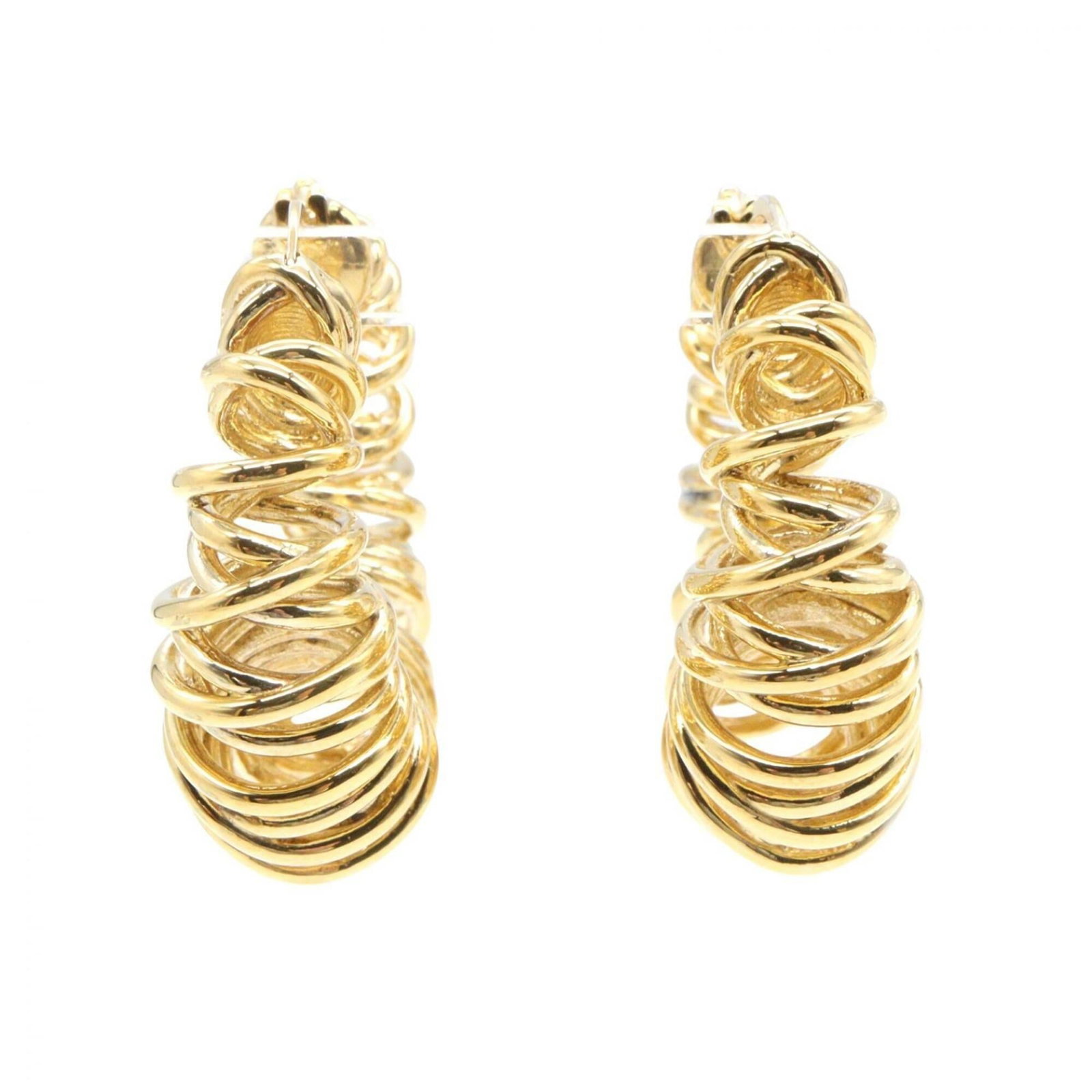 Bottega Veneta Hoop Earrings Gold Plating Silver 925: Bottega Veneta Hoop Earrings Gold Plating Silver 925 Bottega Veneta's Hoop Earrings shine with gold plating and silver accents, adding a touch of luxury to any outfit. Crafted from high-quality