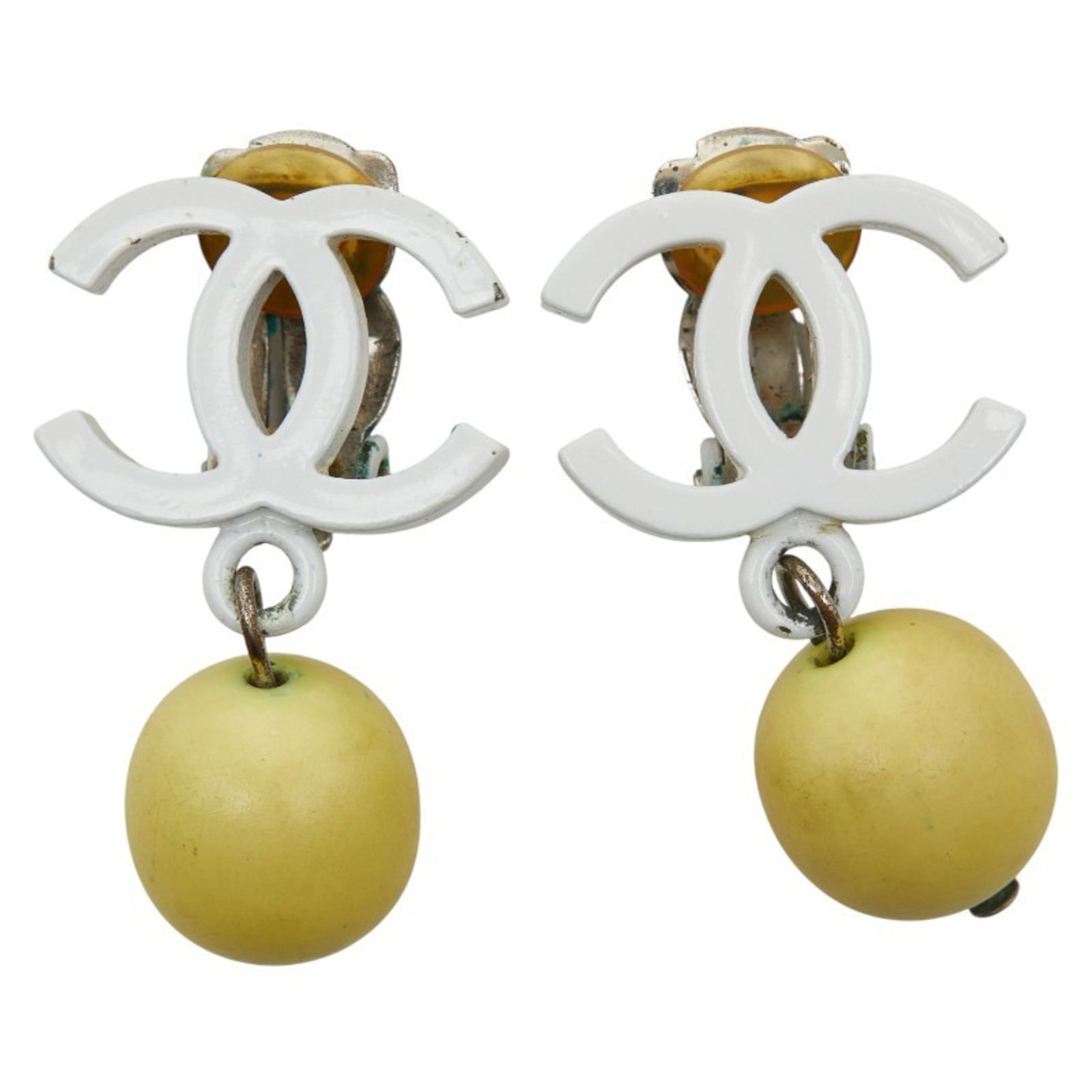 Clip earrings plastic from Chanel - 2