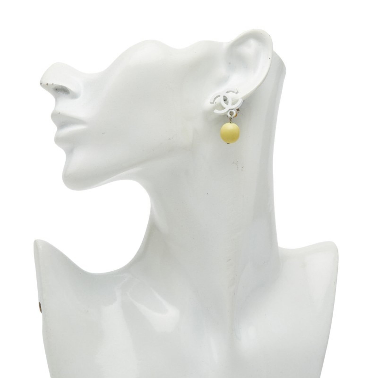 Clip earrings plastic from Chanel - 6