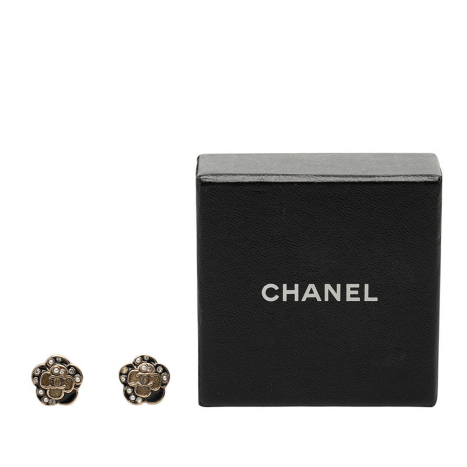 Rhinestone stud earrings Chanel - 4