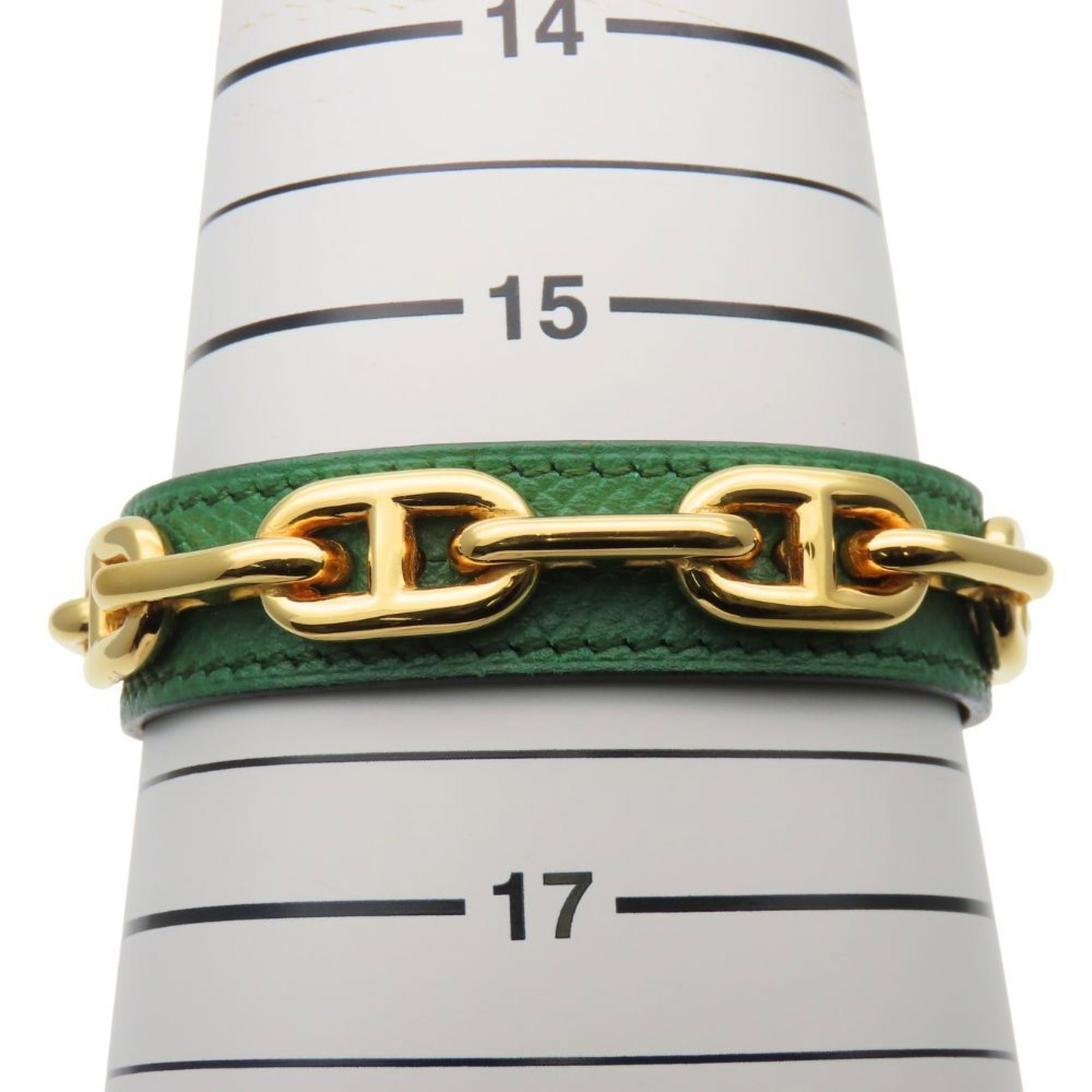 Leather metal bangle hermes - 10