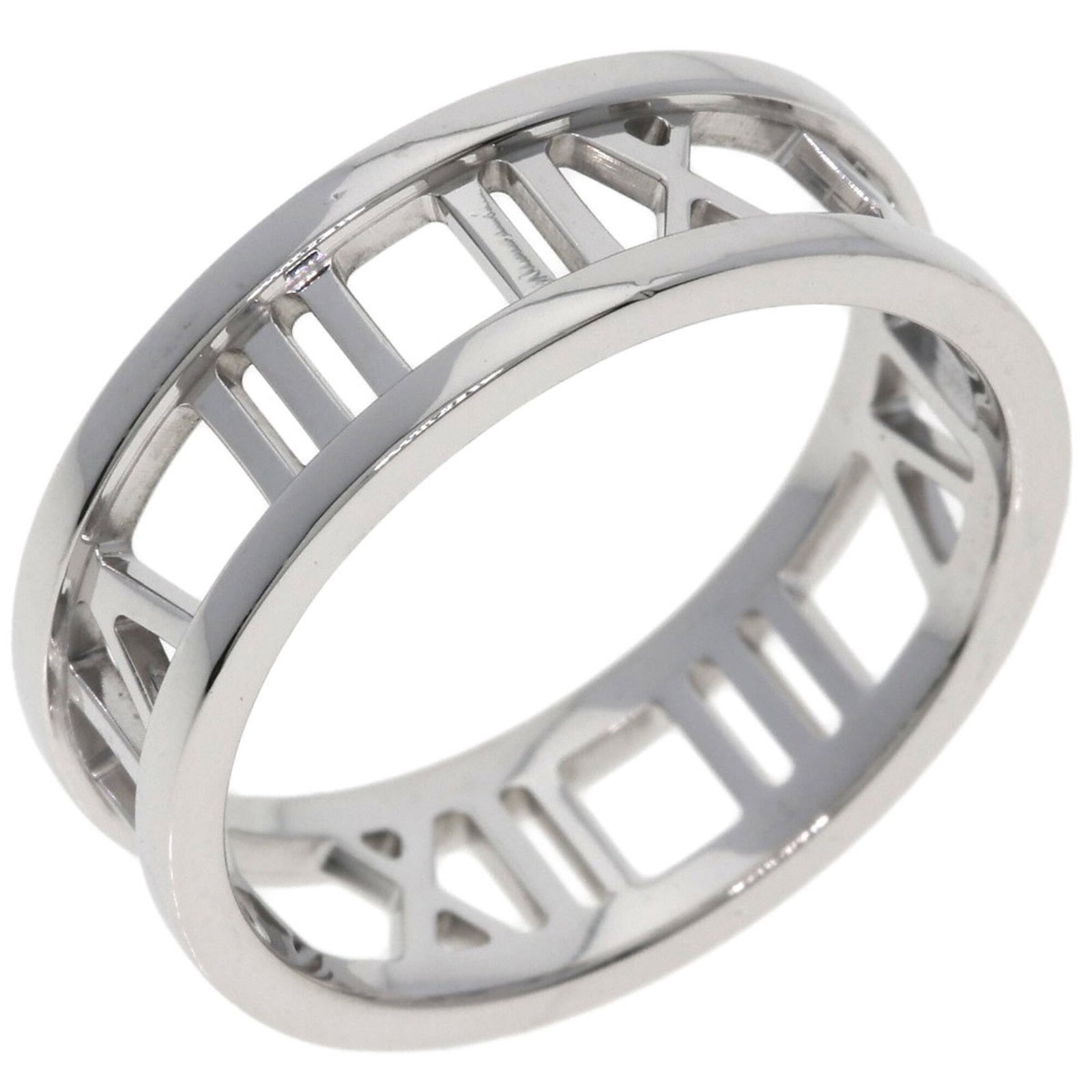 White Gold Ring Band Tiffany - 2