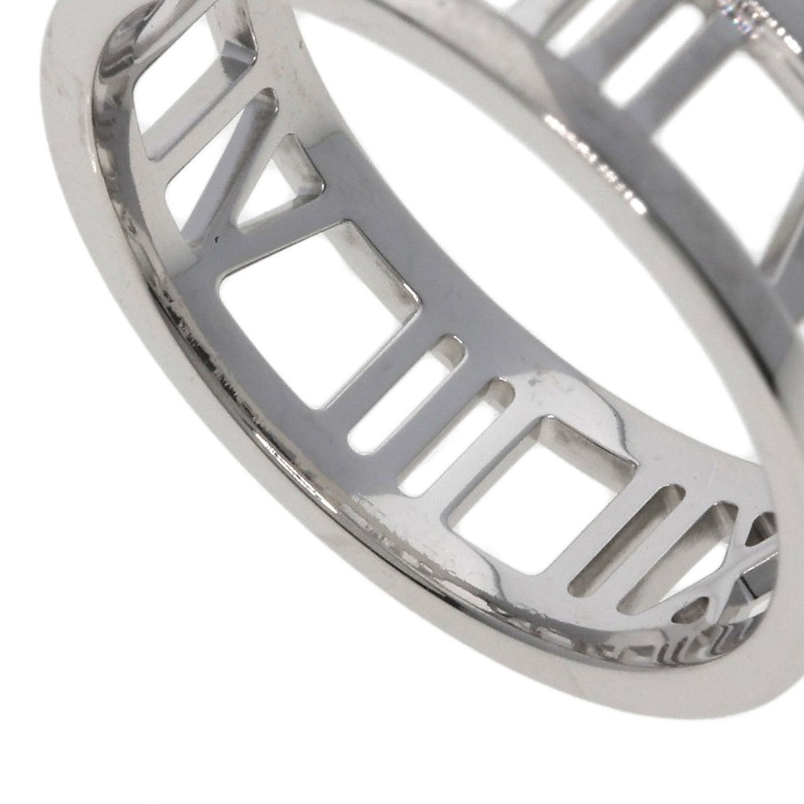 White Gold Ring Band Tiffany - 5