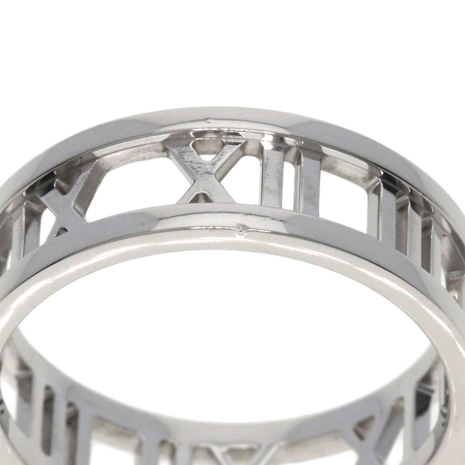 White Gold Ring Band Tiffany - 8