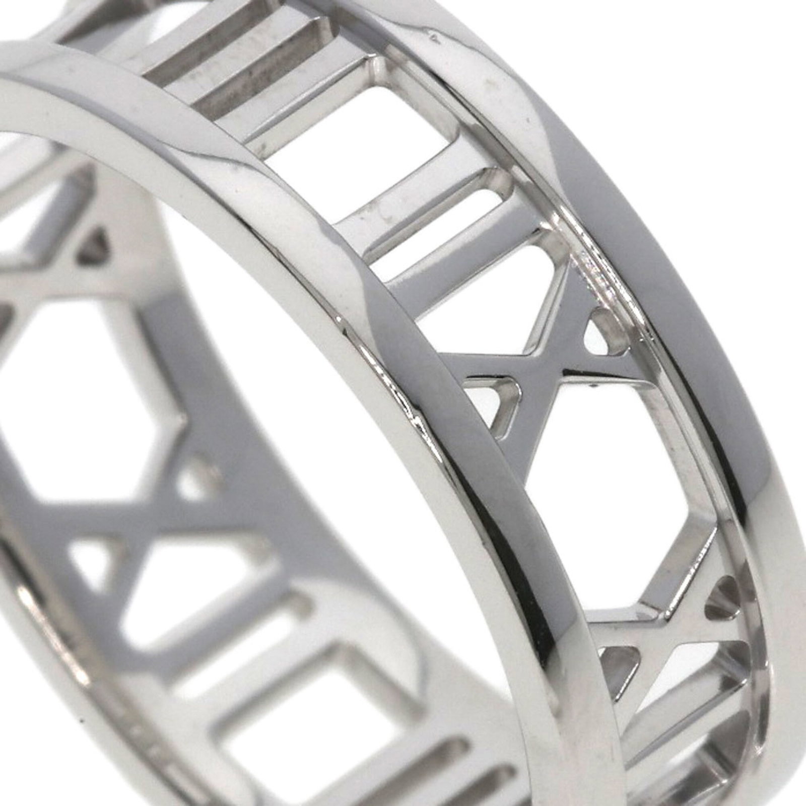 White Gold Ring Band Tiffany - 9