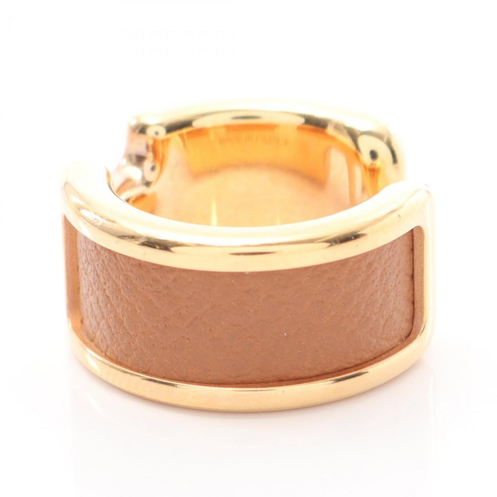 Hermes Earcuff Epsom Leather Gold Plating - 2