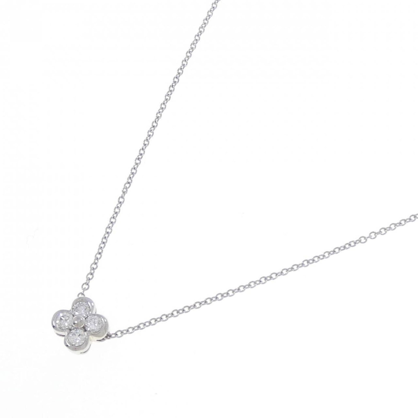 Tiffany 4 Bezel Necklace - 2