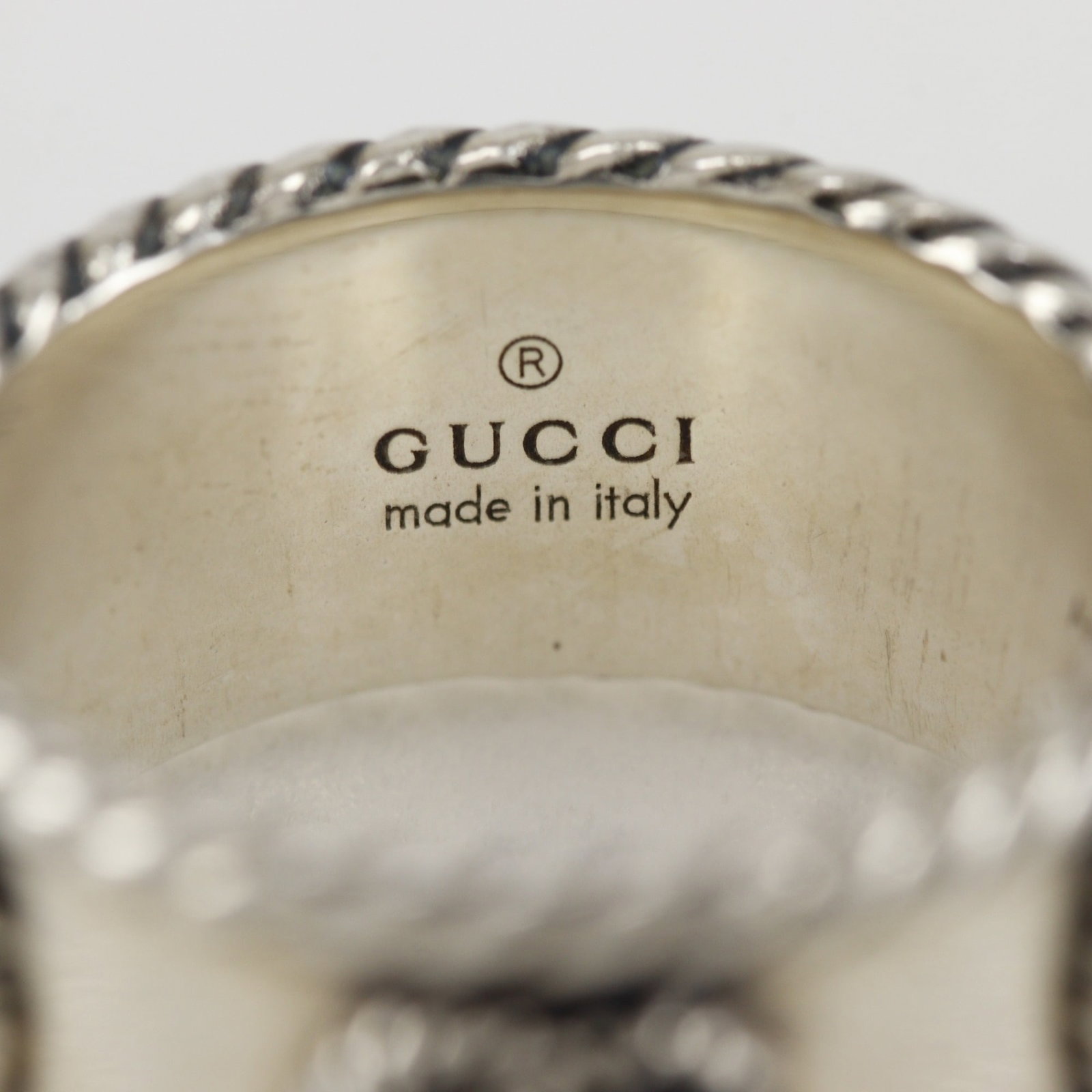 Gucci Band Ring Silver 925 - 7