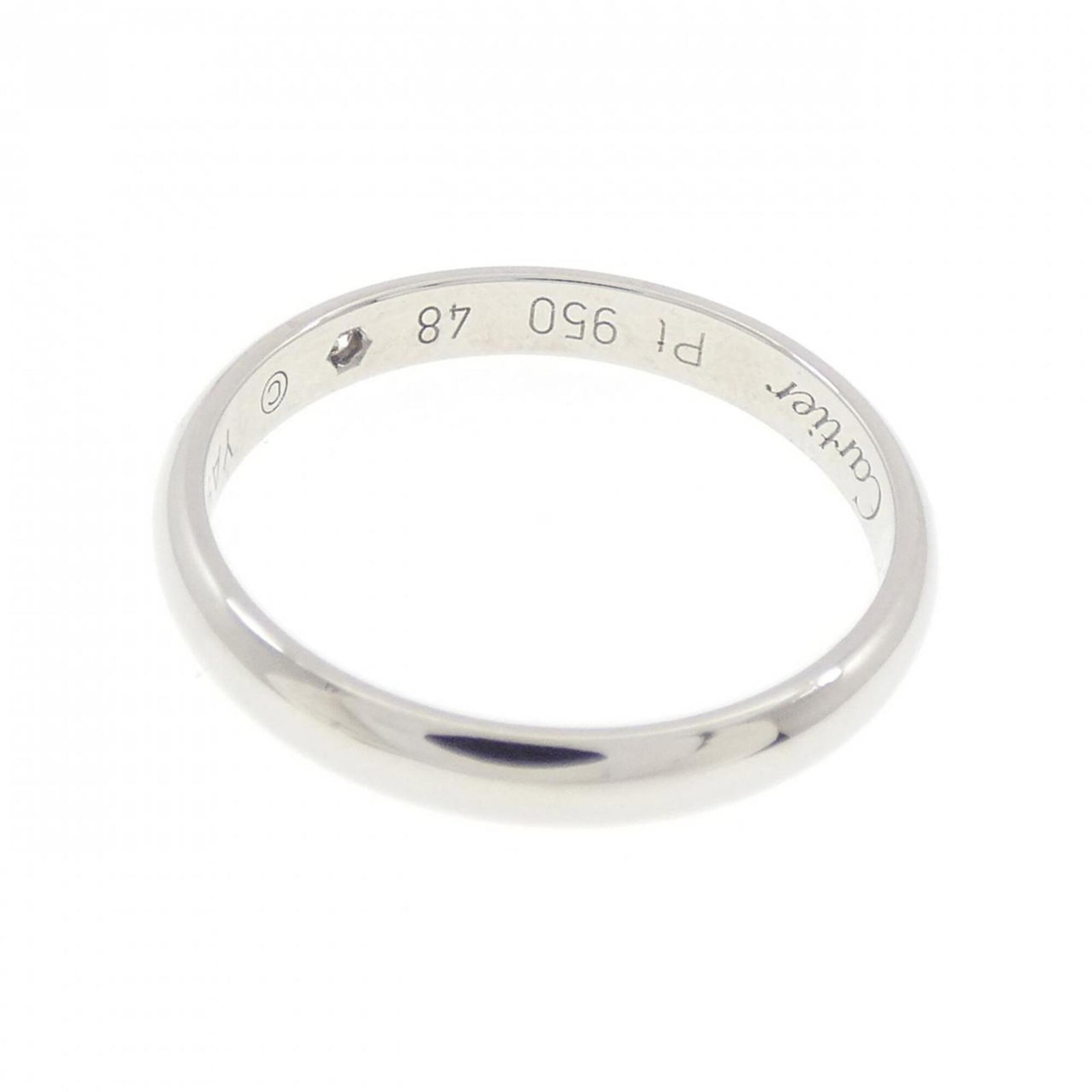 Platinum Wedding Ring Cartier - 3