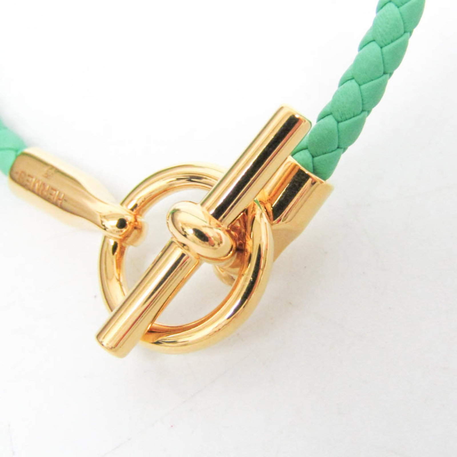 Hermes Bangle Gold Plating Leather - 3