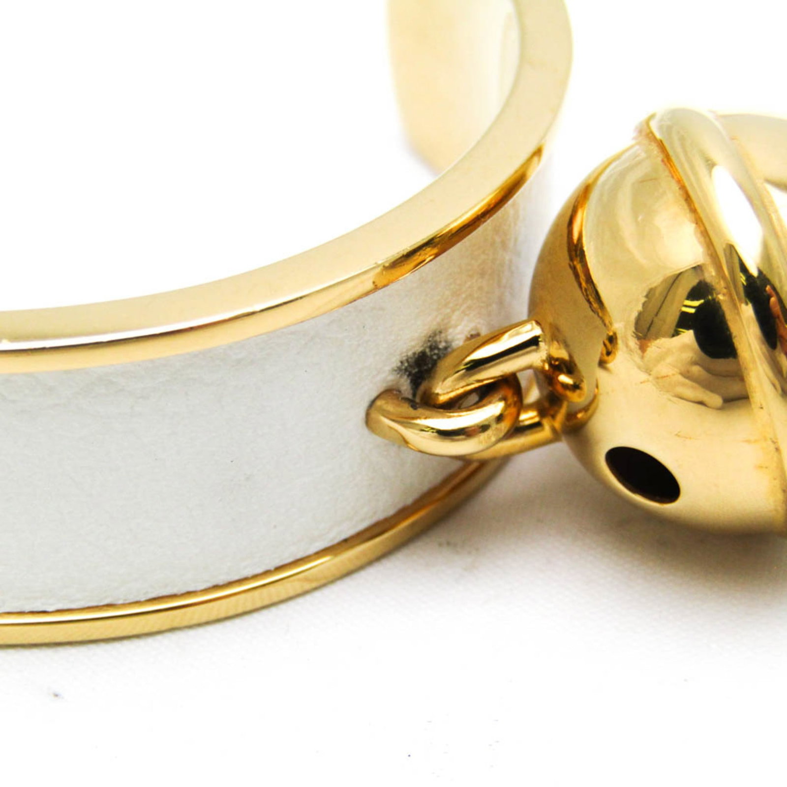 Leather metal bangle hermes - 6
