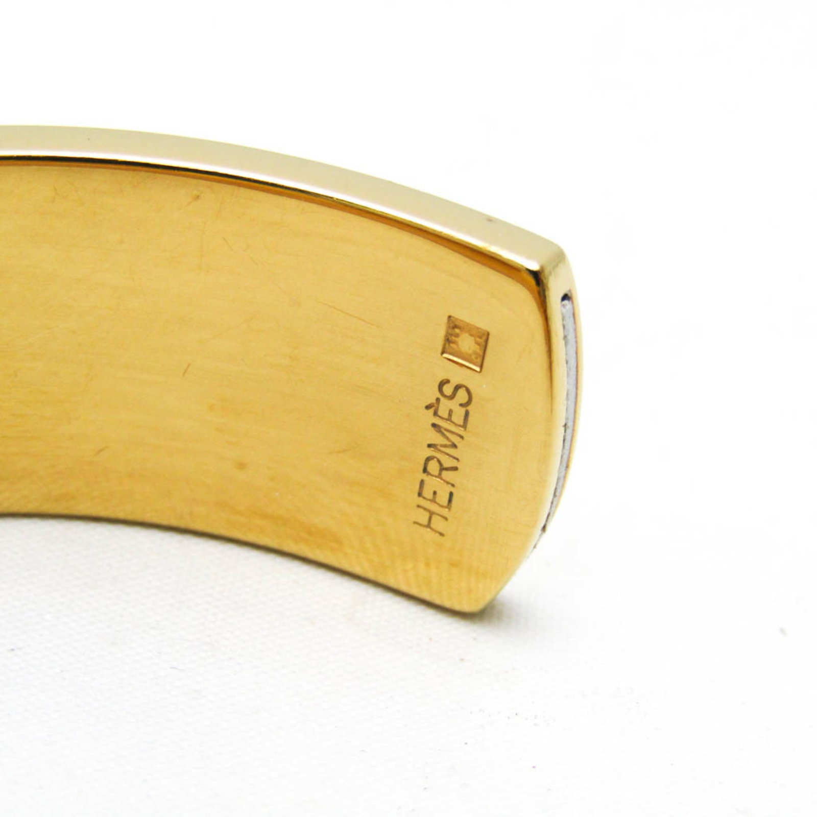 Leather metal bangle hermes - 9