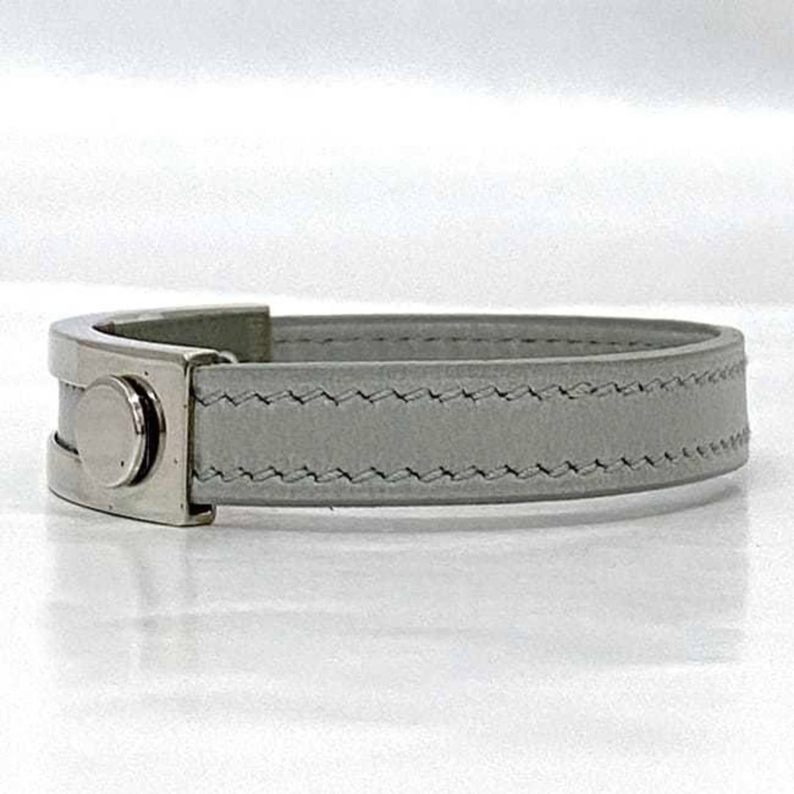 Leather metal bangle hermes - 4