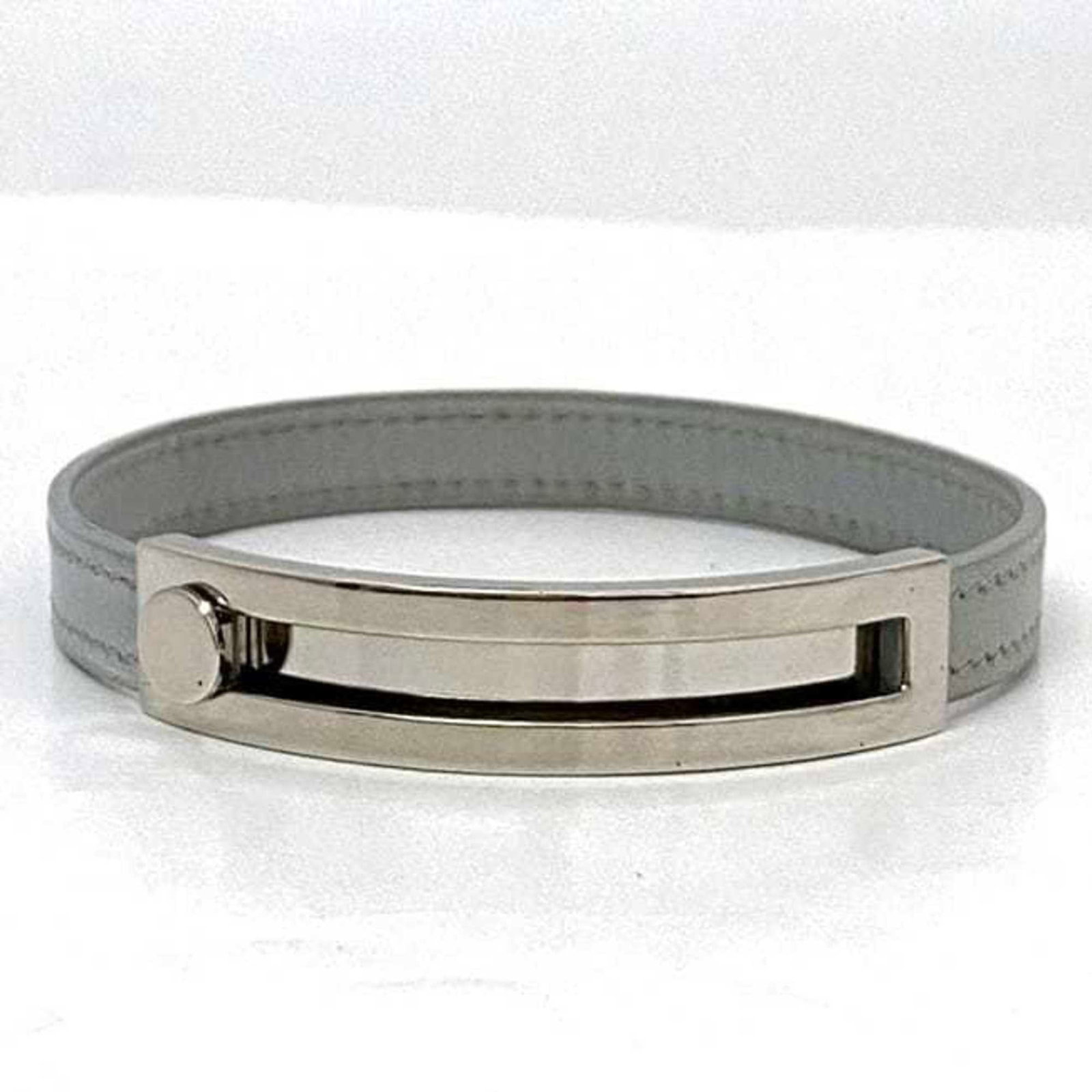 Leather metal bangle hermes - 7