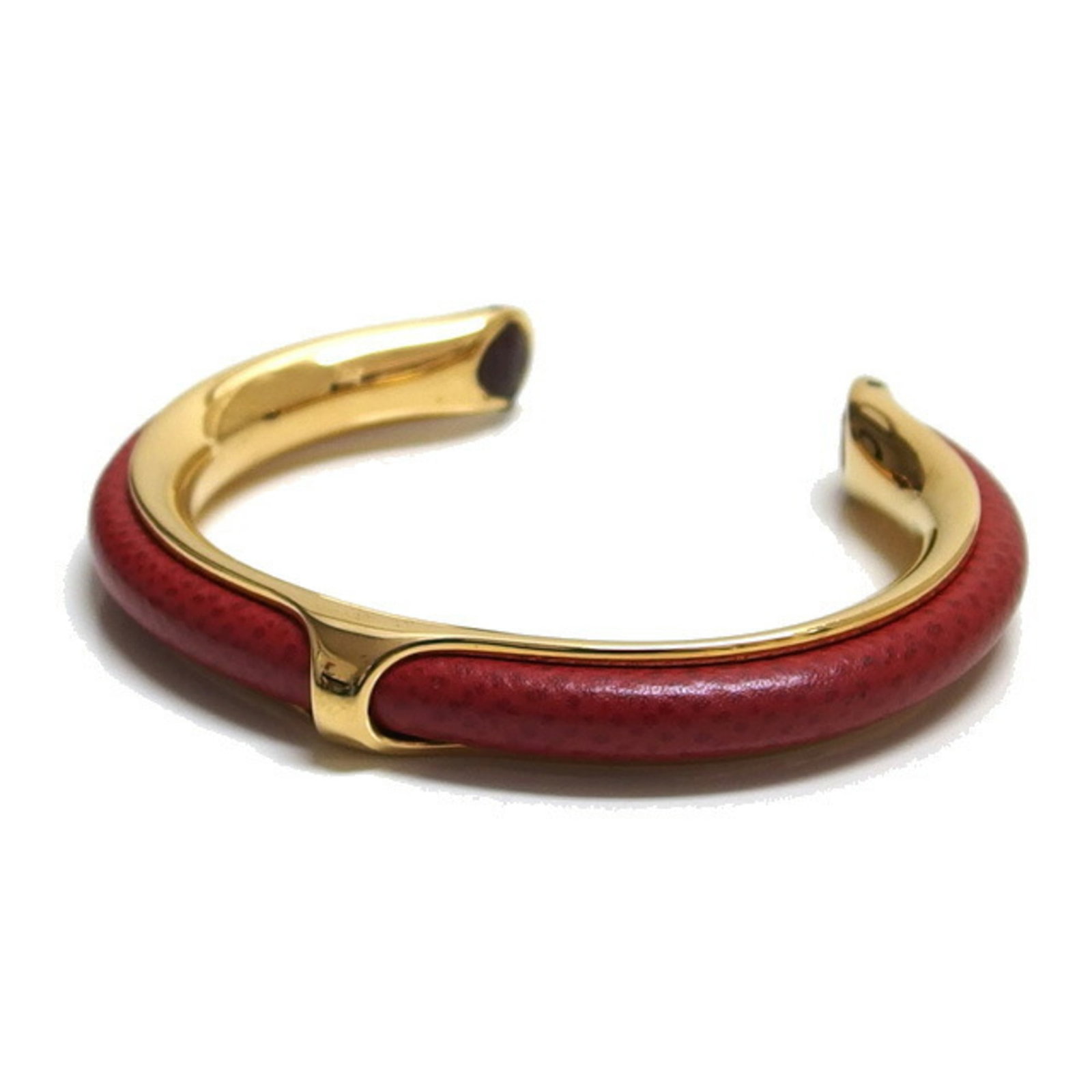 Leather metal bangle hermes - 2