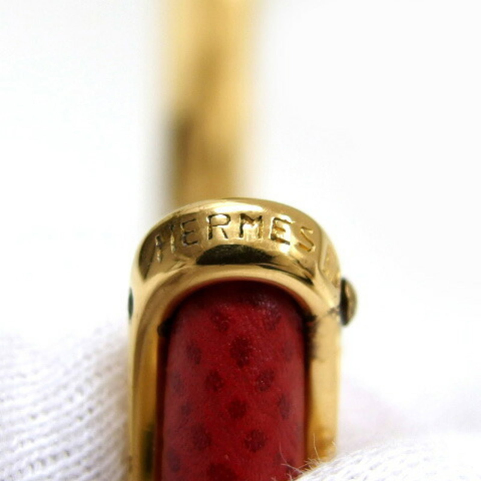 Leather metal bangle hermes - 5