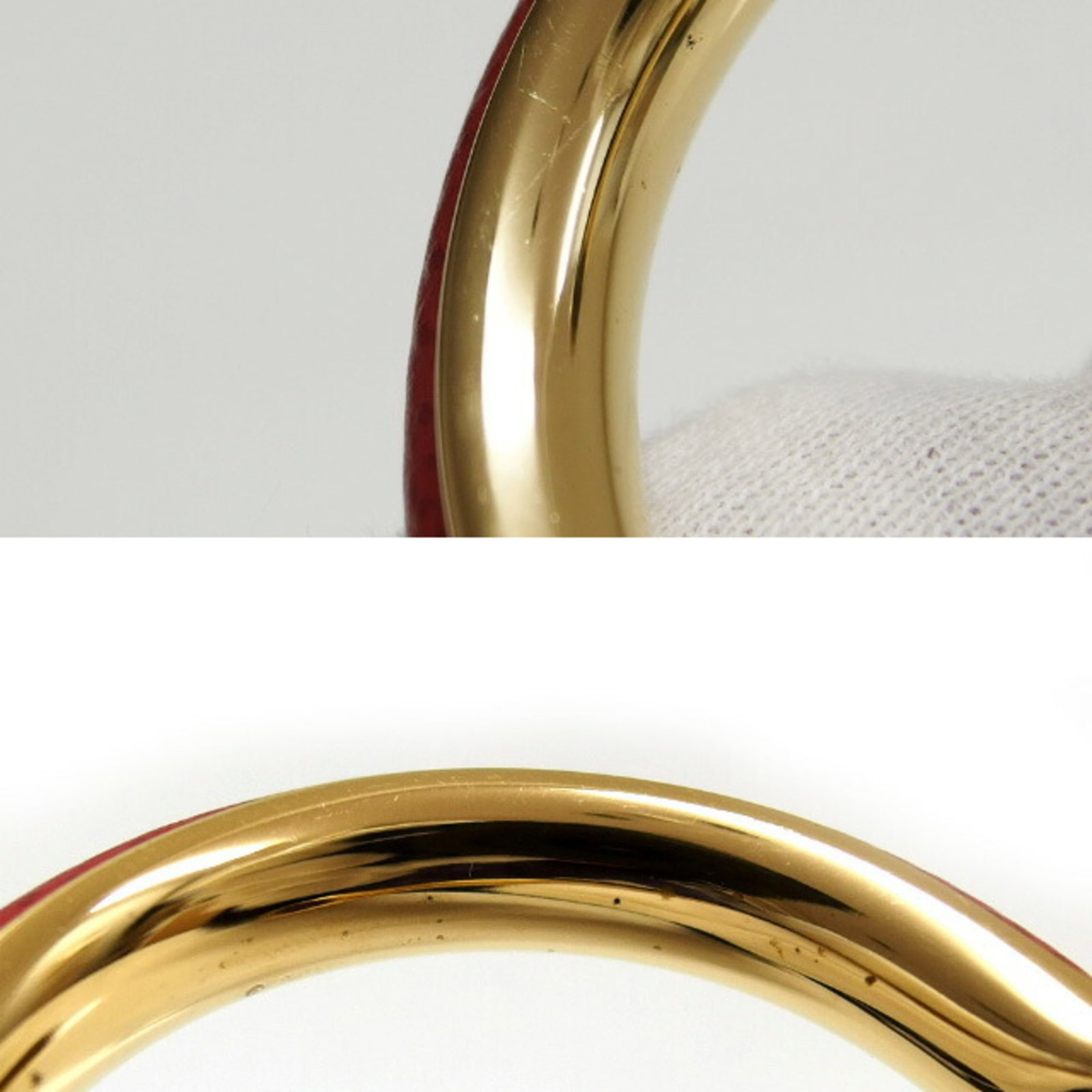 Leather metal bangle hermes - 9