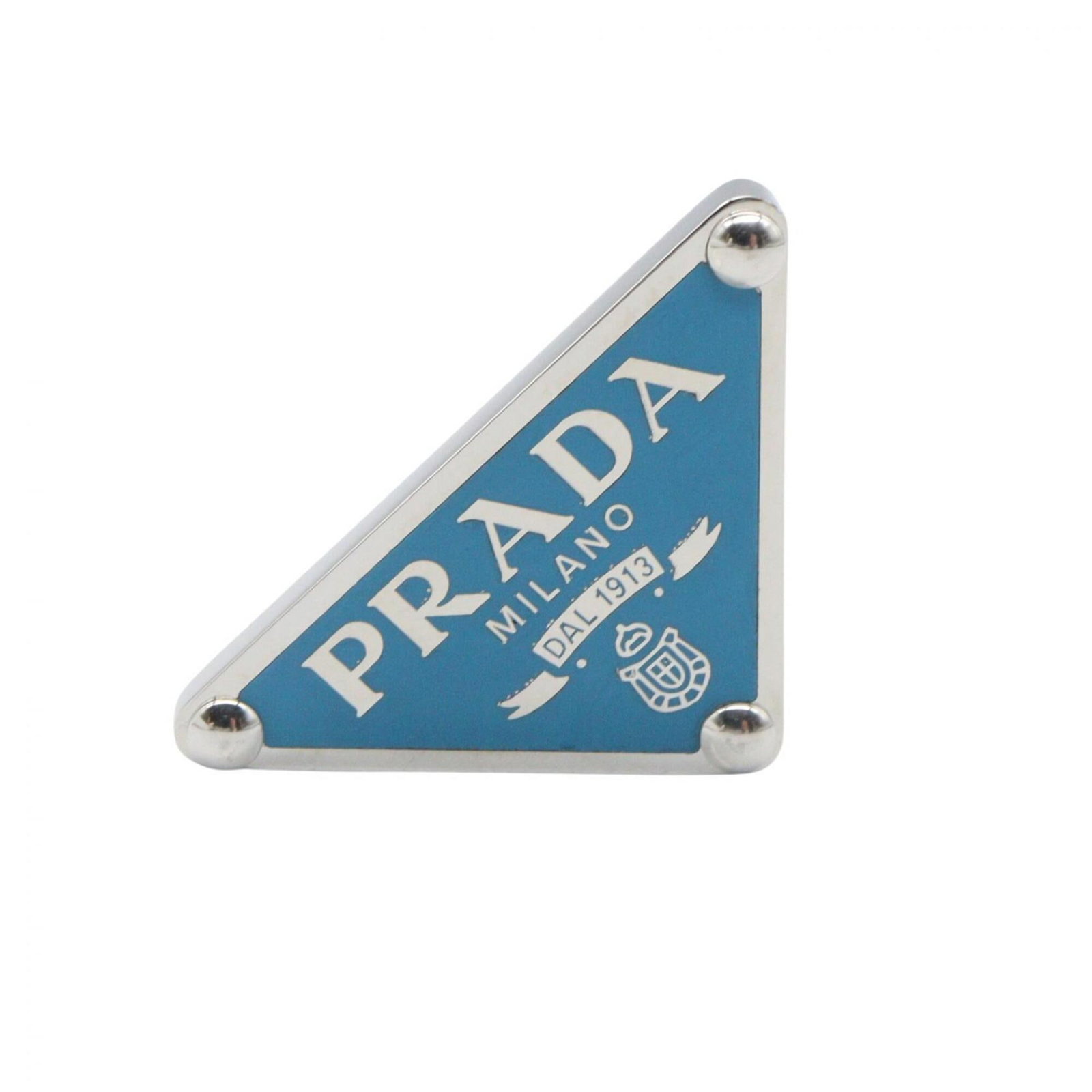 Clip Prada Earrings Silver - 2