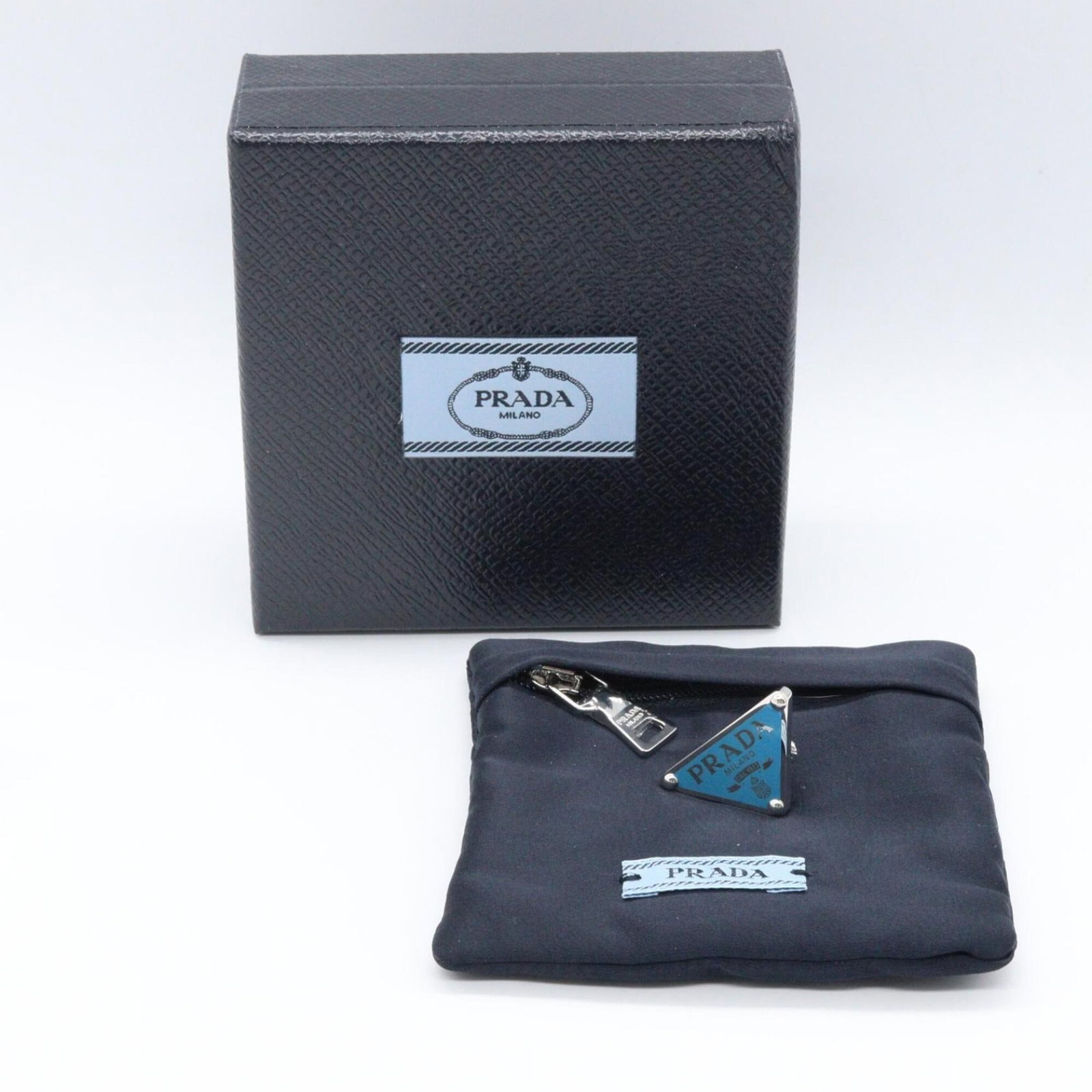 Clip Prada Earrings Silver - 7