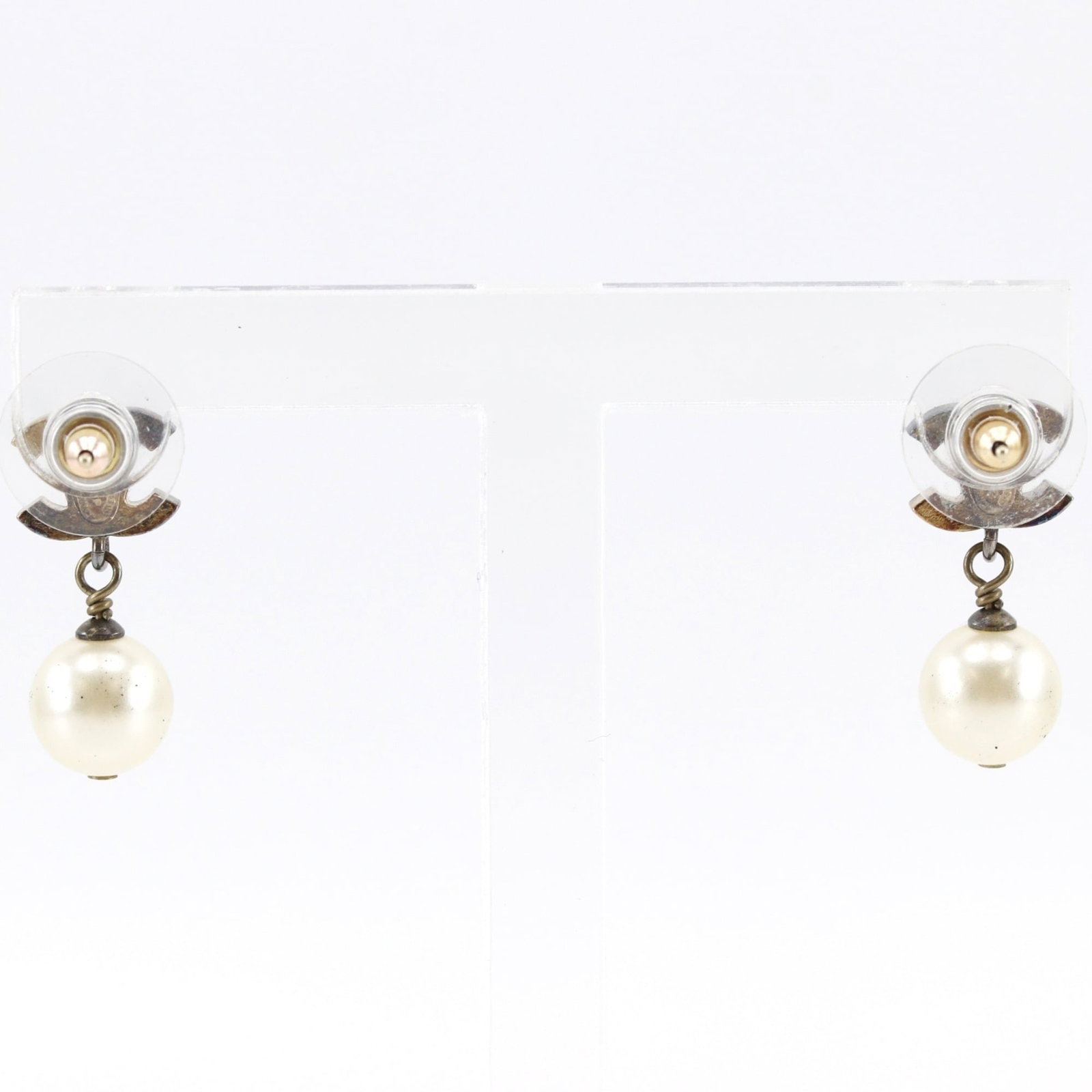 Chanel Stud Earrings Gold Plating - 3