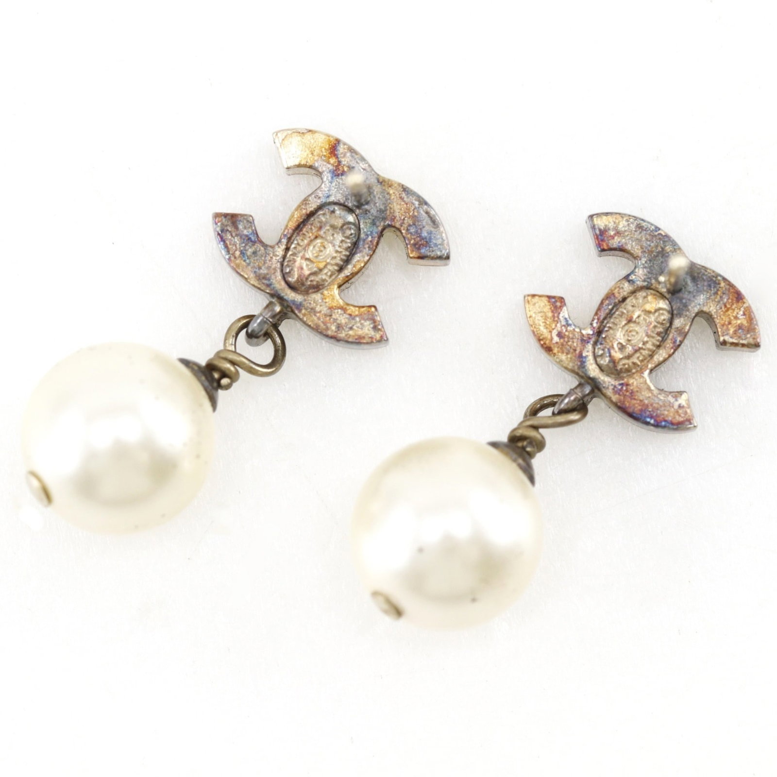 Chanel Stud Earrings Gold Plating - 5
