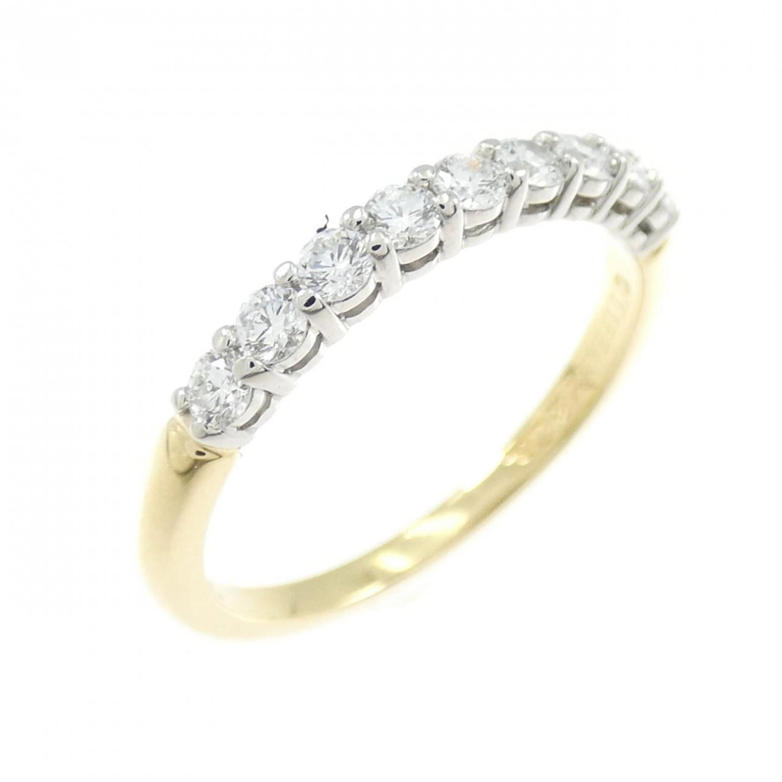 Tiffany Band Ring Platinum 950 Yellow Gold (18K): Tiffany Band Ring Platinum 950 Yellow Gold (18K) Platinum 950, Yellow gold (18K) band ring from Tiffany, available in US Size 5 and JP Size 9. This elegant ring showcases the luxury of 18K yellow