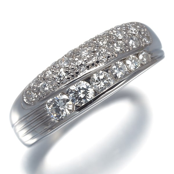 Platinum Paved 0.73ct Diamond Ring - 2