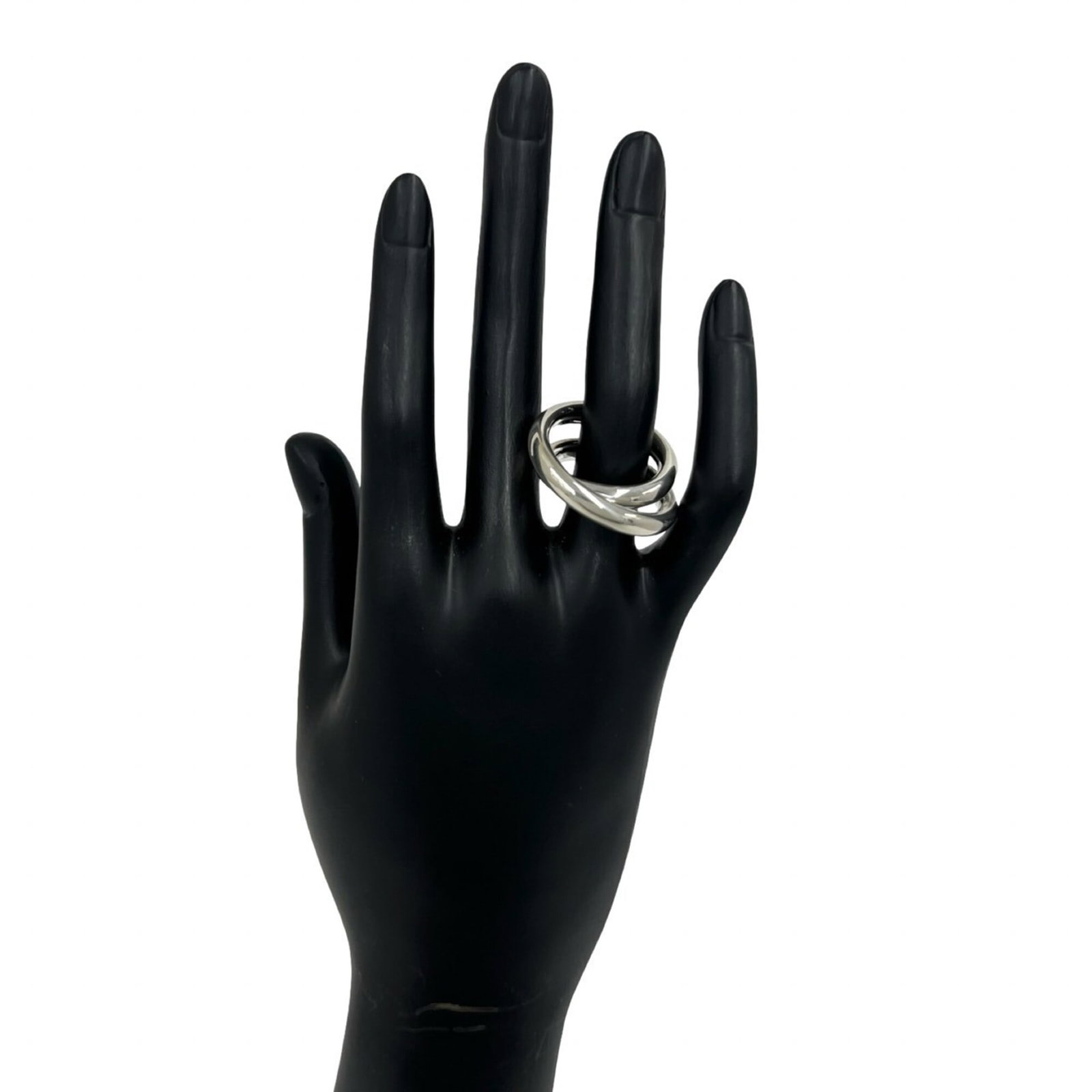Silver Ring Band Hermes 925 - 2