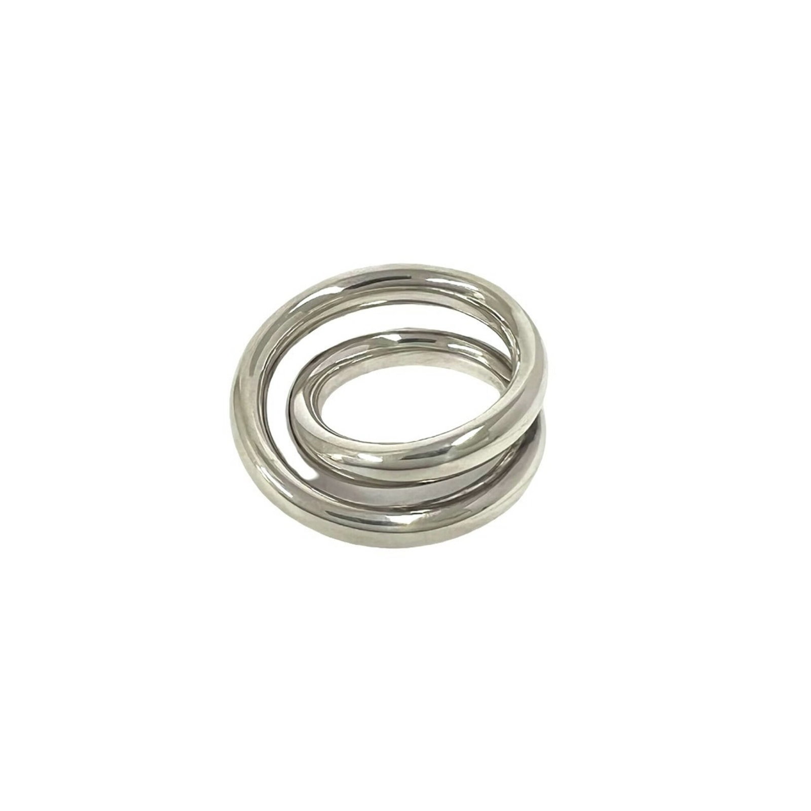 Silver Ring Band Hermes 925 - 6
