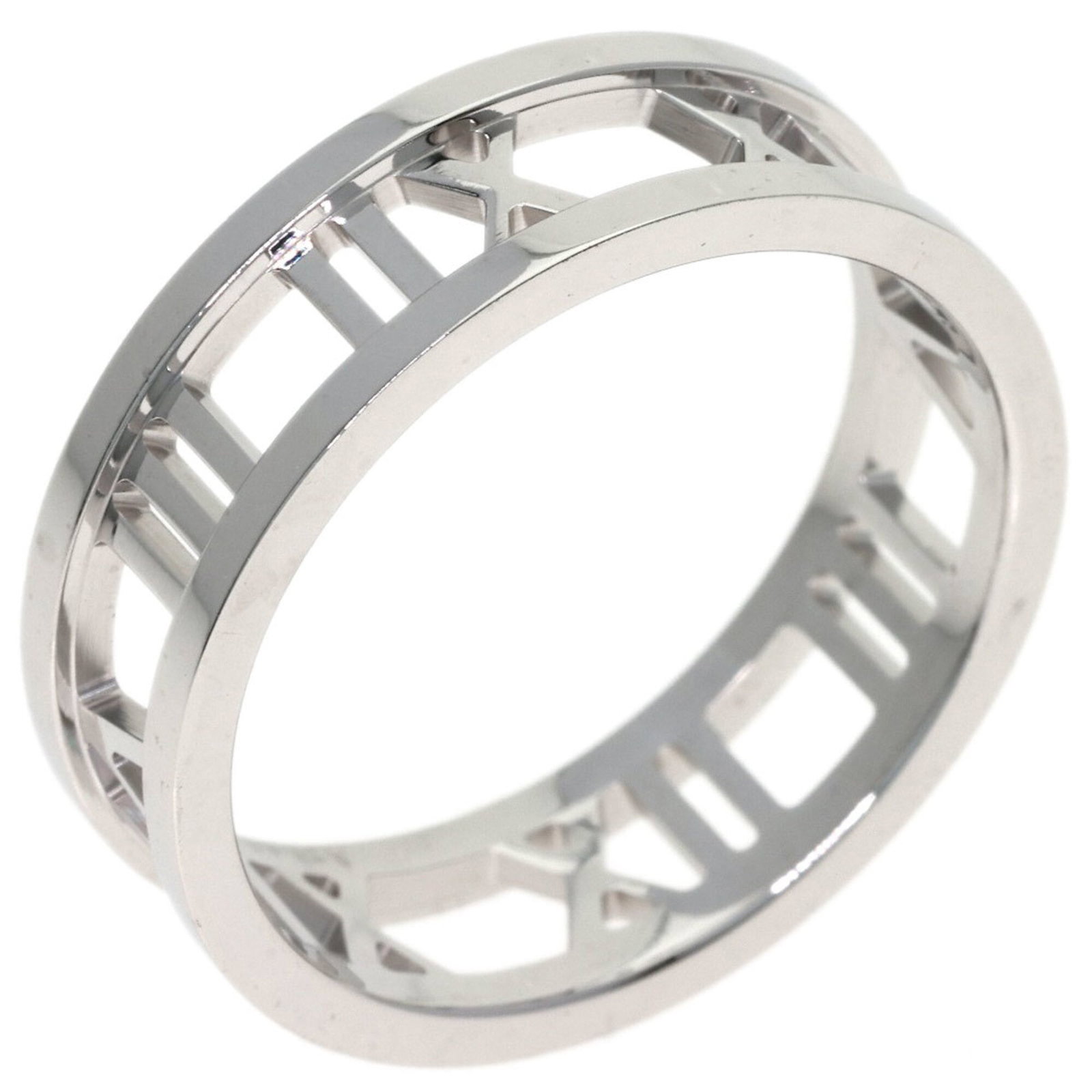 White Gold Ring Band Tiffany - 2