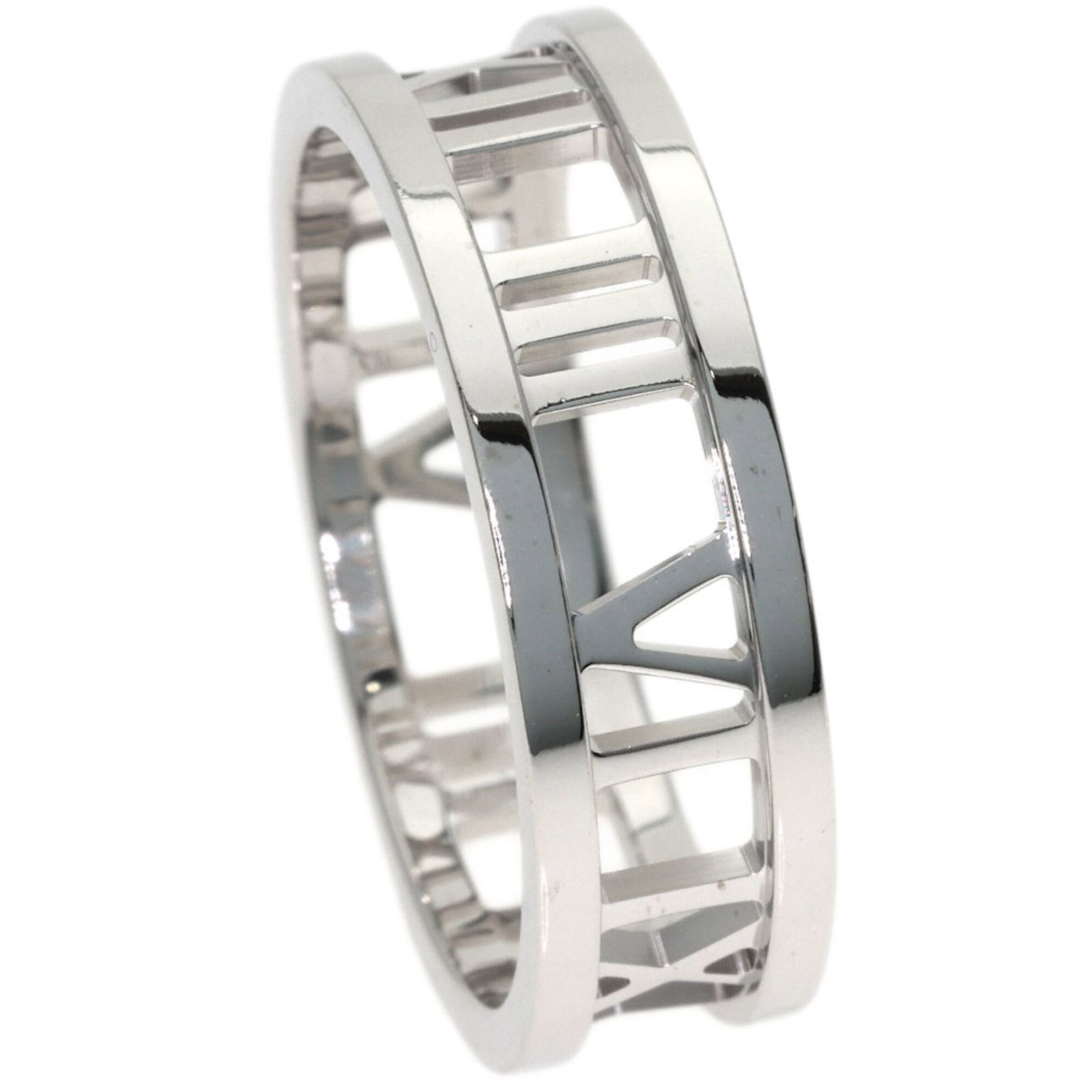 White Gold Ring Band Tiffany - 6
